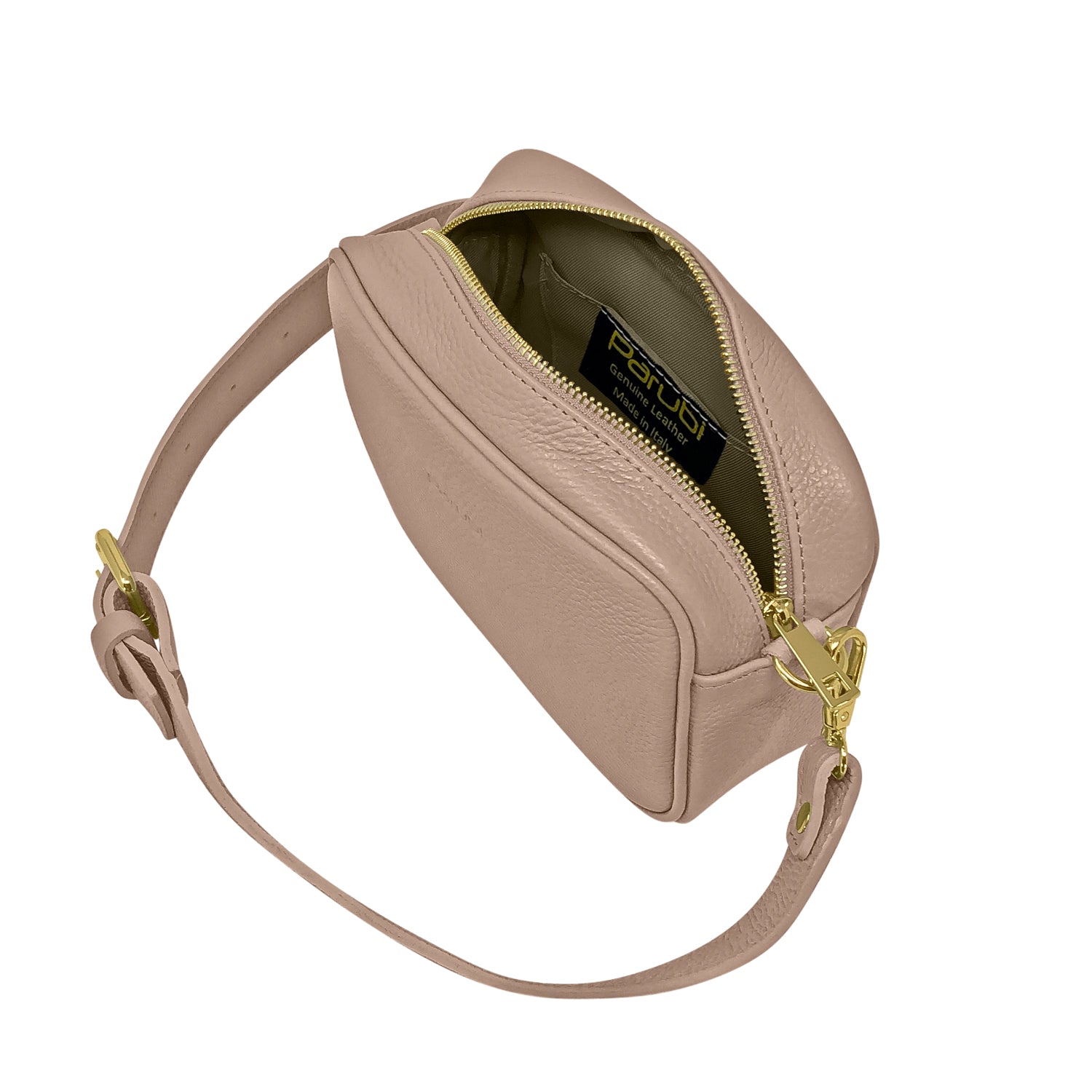 Borsa Donna a Tracolla, In Vera Pelle, Made in Italy, Modello Ginevra