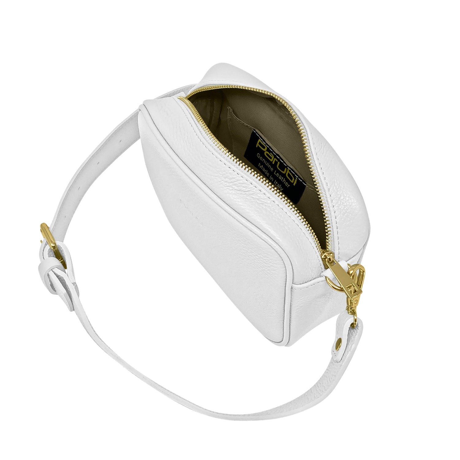 Borsa Donna a Tracolla, In Vera Pelle, Made in Italy, Modello Ginevra