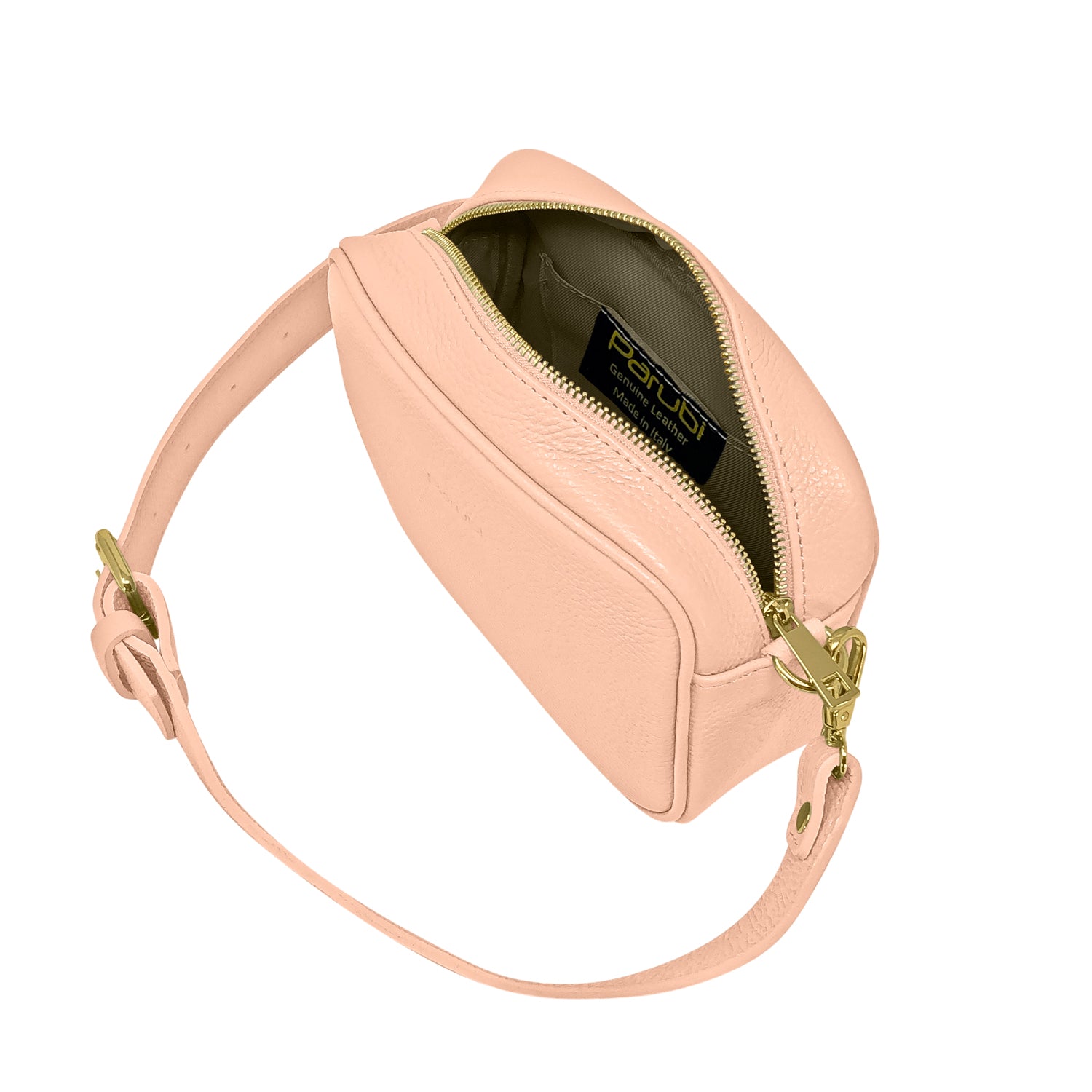 Borsa Donna a Tracolla, In Vera Pelle, Made in Italy, Modello Ginevra