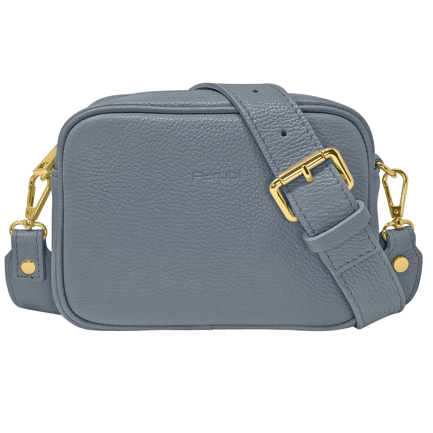 Borsa Donna a Tracolla, In Vera Pelle, Made in Italy, Modello Ginevra Avio