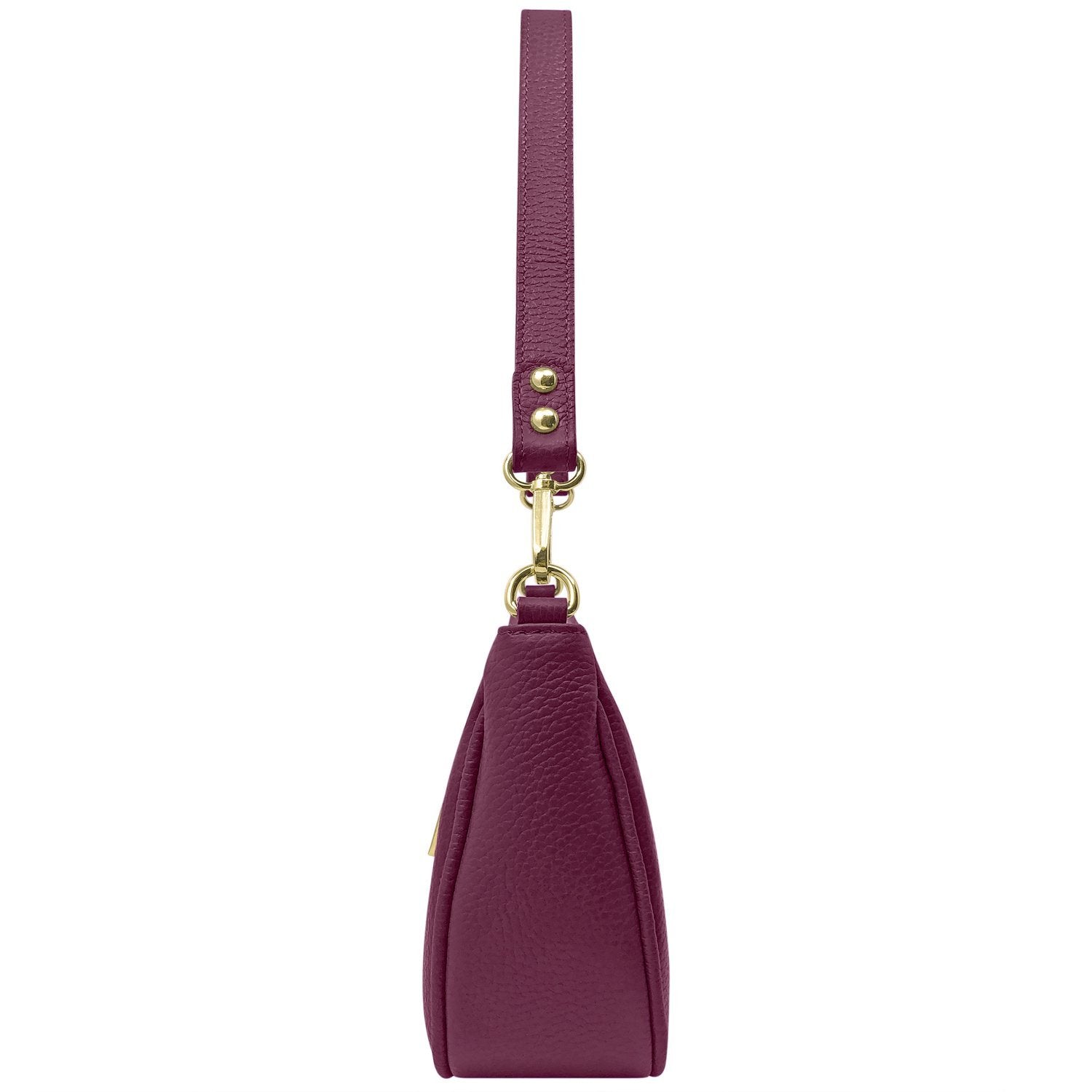 Borsa Donna a Tracolla e Spalla, In Vera Pelle, Made in Italy, Modello Isa