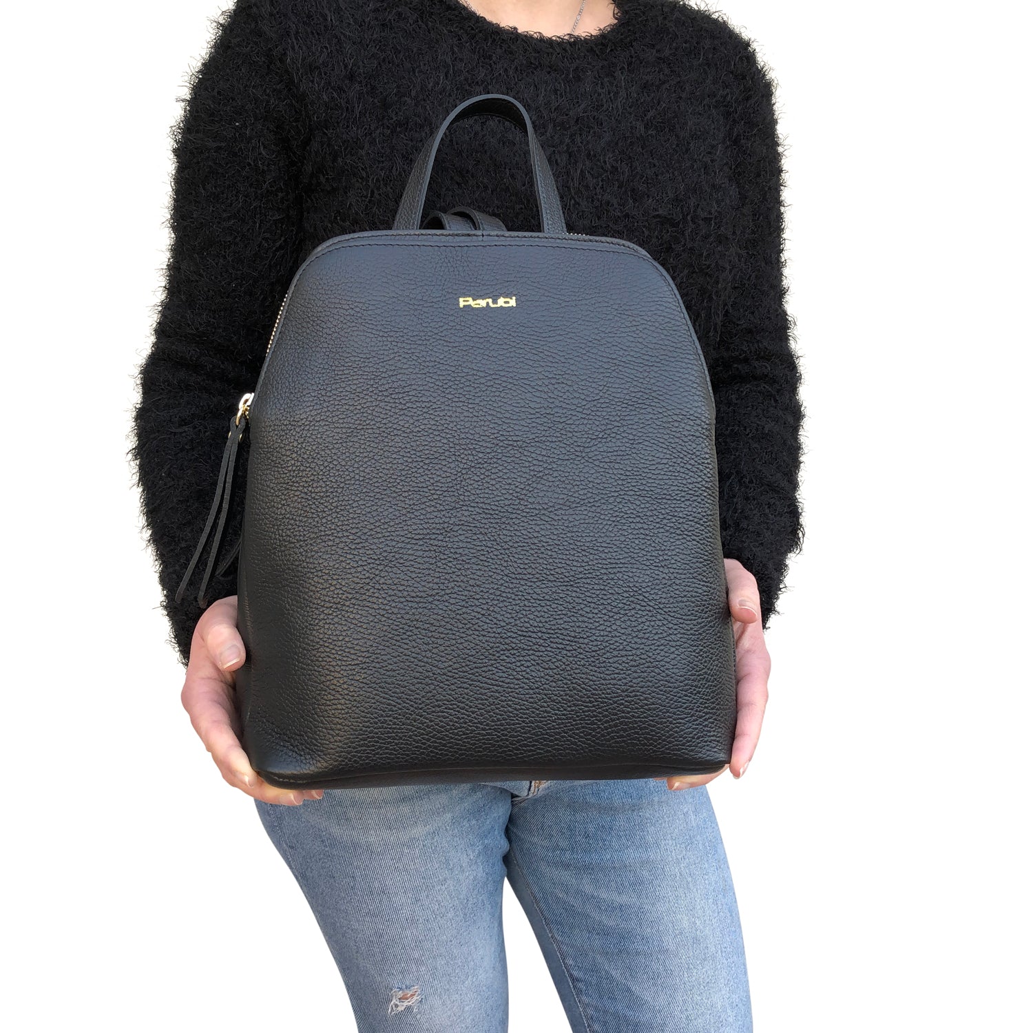 Zaino Donna, In Vera Pelle Morbida, Made in Italy, Modello Olivia Parubi - vista 41