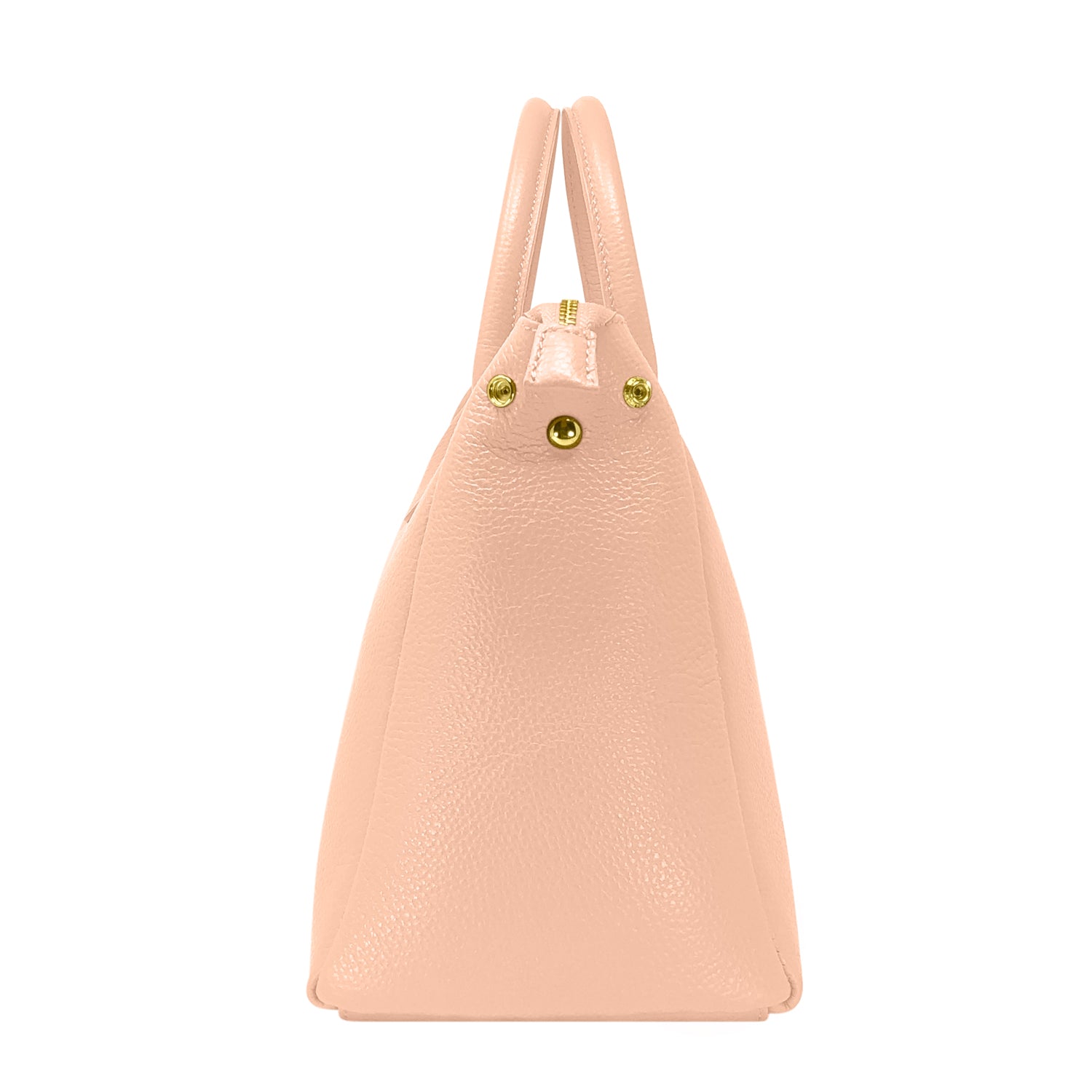 Borsa Donna a Mano con Tracolla, In Vera Pelle Morbida, Made in Italy, Modello Ada
