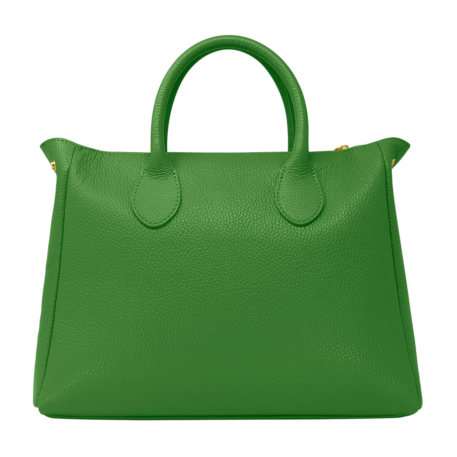 Borsa Donna a Mano con Tracolla, In Vera Pelle Morbida, Made in Italy, Modello Ada