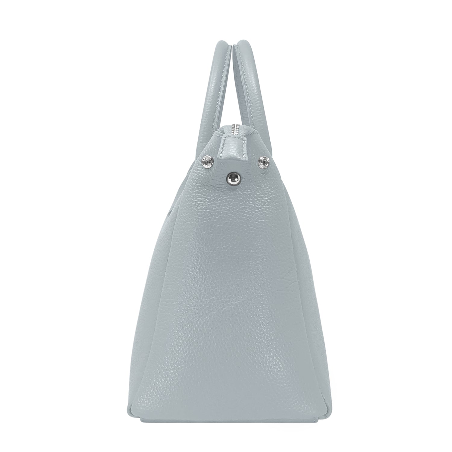 Borsa Donna a Mano con Tracolla, In Vera Pelle Morbida, Made in Italy, Modello Ada