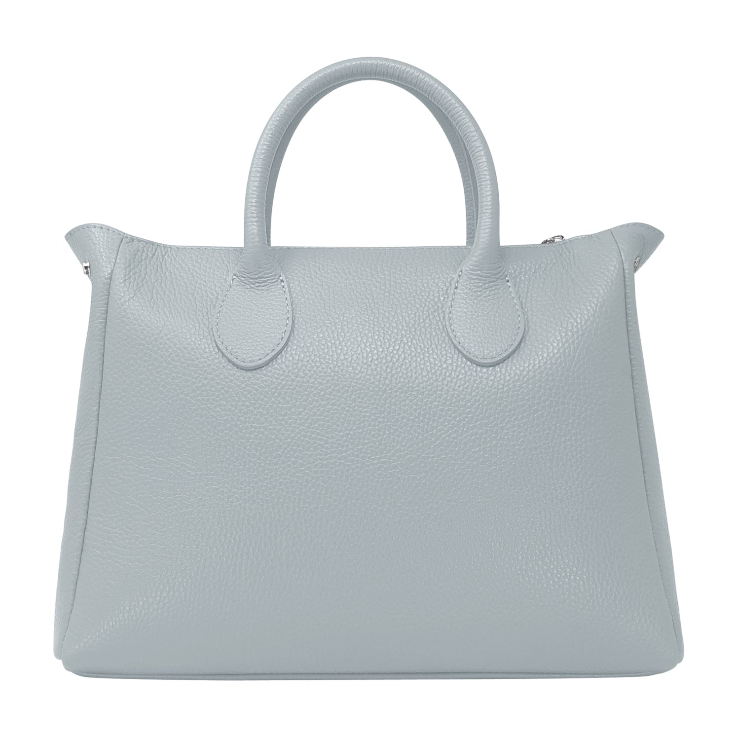 Borsa Donna a Mano con Tracolla, In Vera Pelle Morbida, Made in Italy, Modello Ada