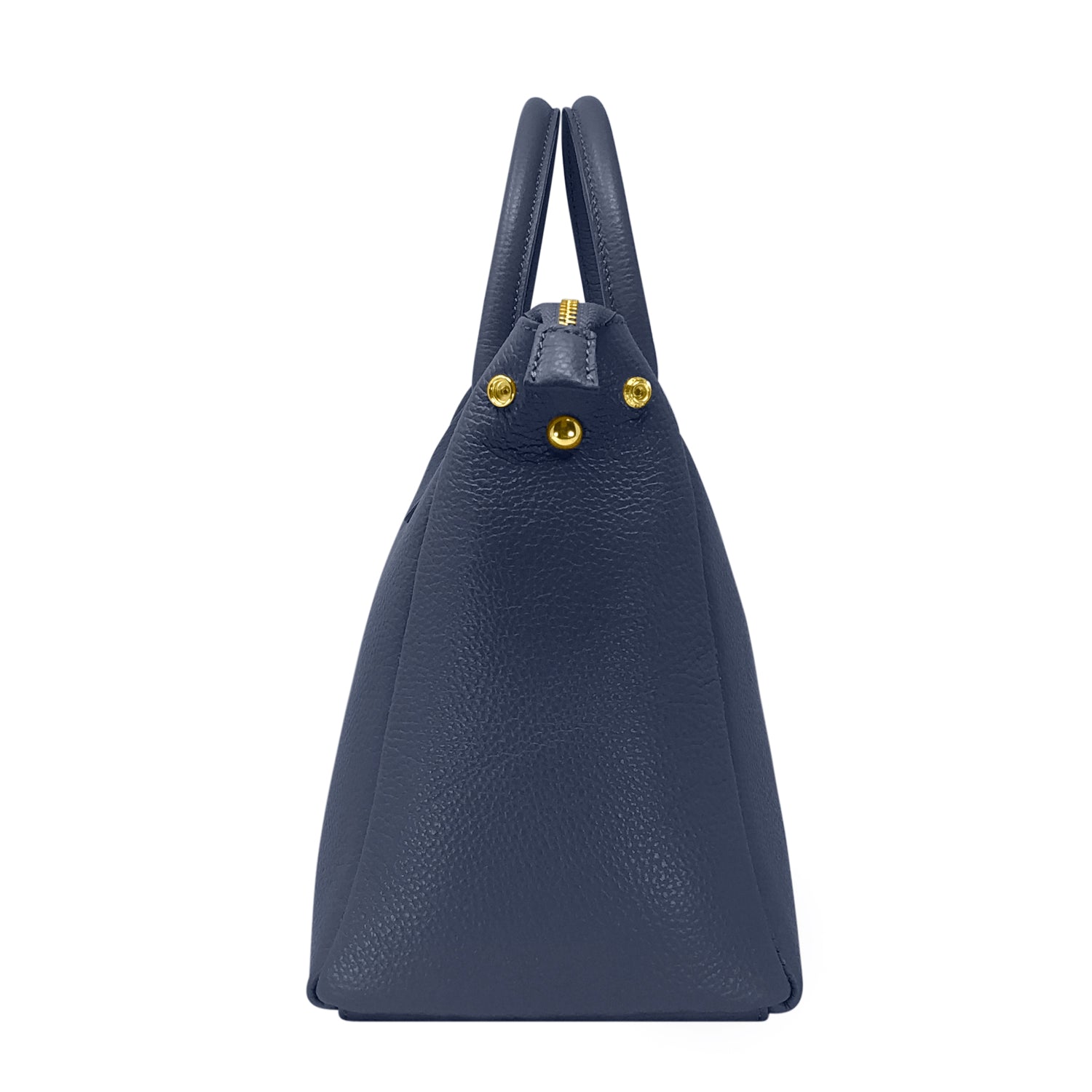Borsa Donna a Mano con Tracolla, In Vera Pelle Morbida, Made in Italy, Modello Ada