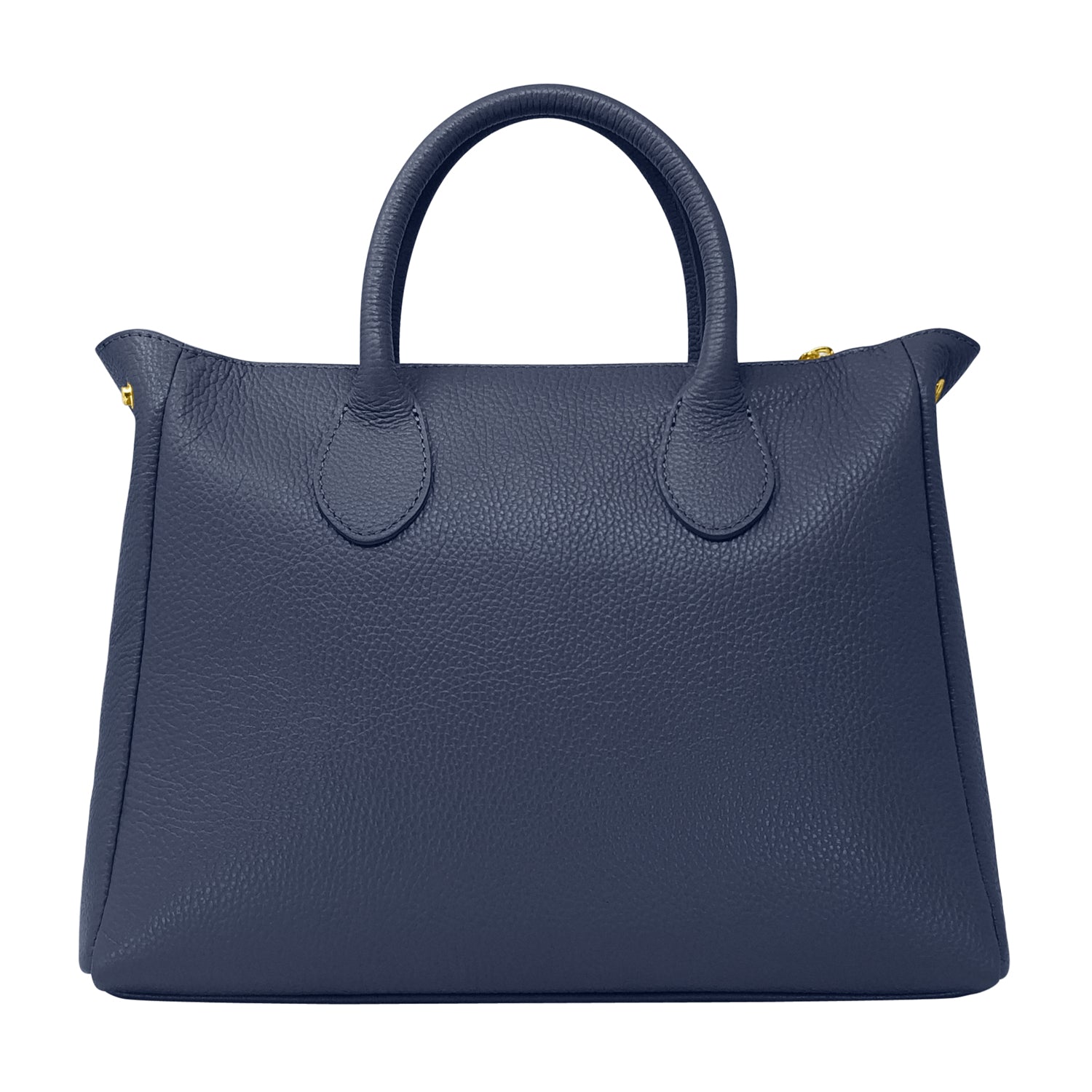 Borsa Donna a Mano con Tracolla, In Vera Pelle Morbida, Made in Italy, Modello Ada