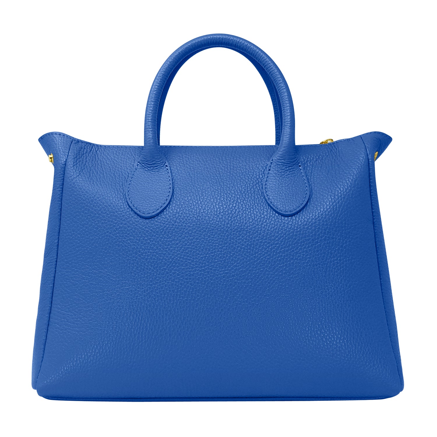 Borsa Donna a Mano con Tracolla, In Vera Pelle Morbida, Made in Italy, Modello Ada