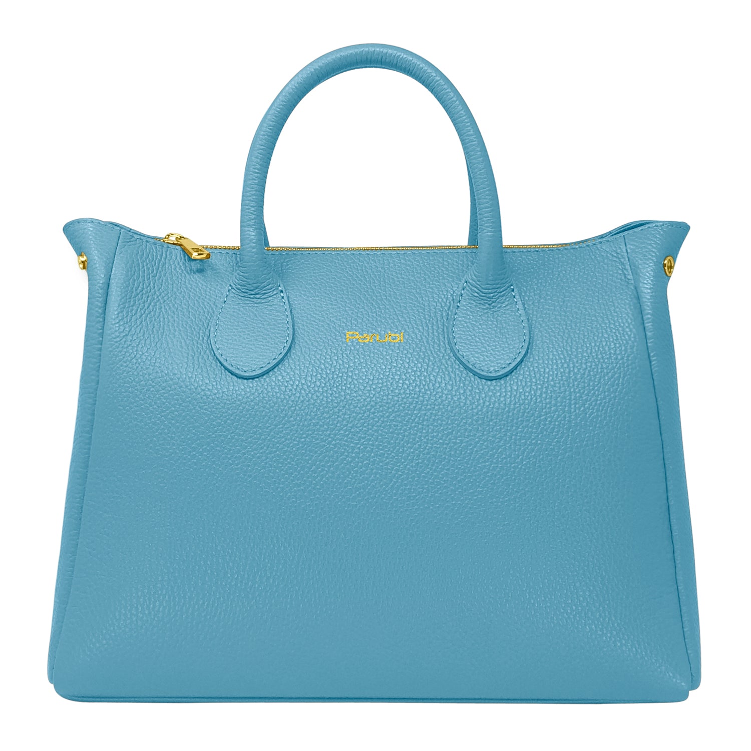 Borsa Donna a Mano con Tracolla, In Vera Pelle Morbida, Made in Italy, Modello Ada Carta Da Zucchero