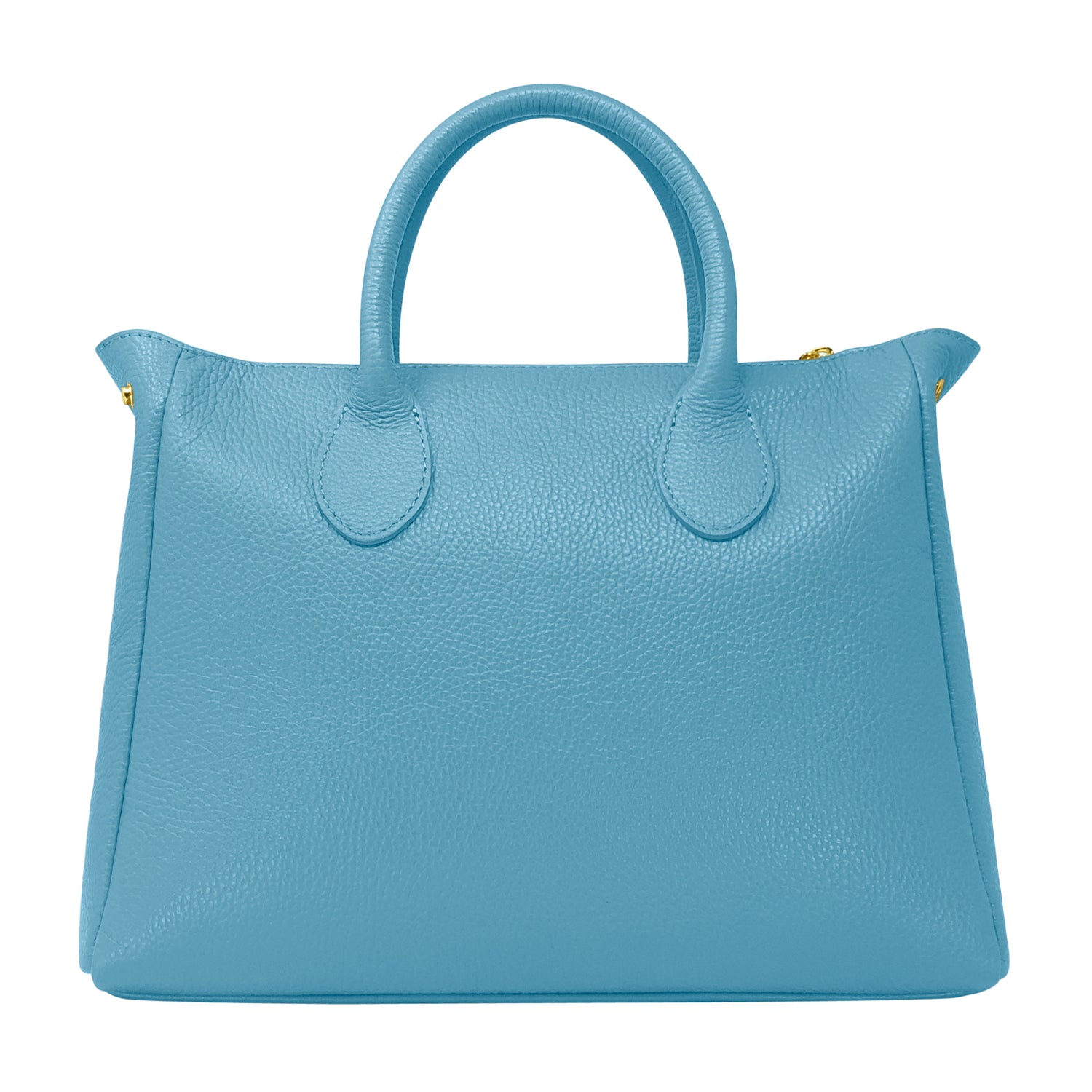 Borsa Donna a Mano con Tracolla, In Vera Pelle Morbida, Made in Italy, Modello Ada