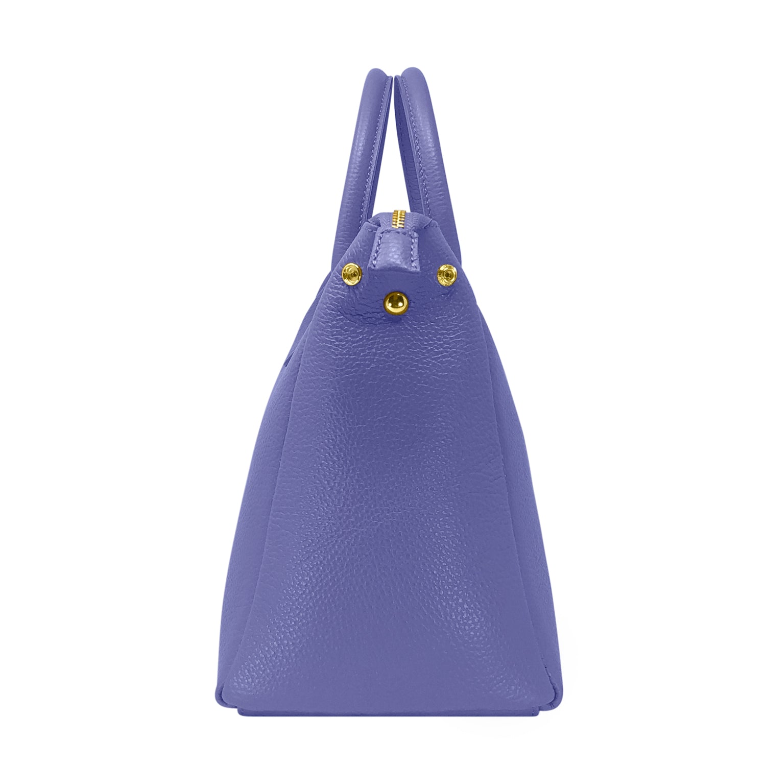 Borsa Donna a Mano con Tracolla, In Vera Pelle Morbida, Made in Italy, Modello Ada