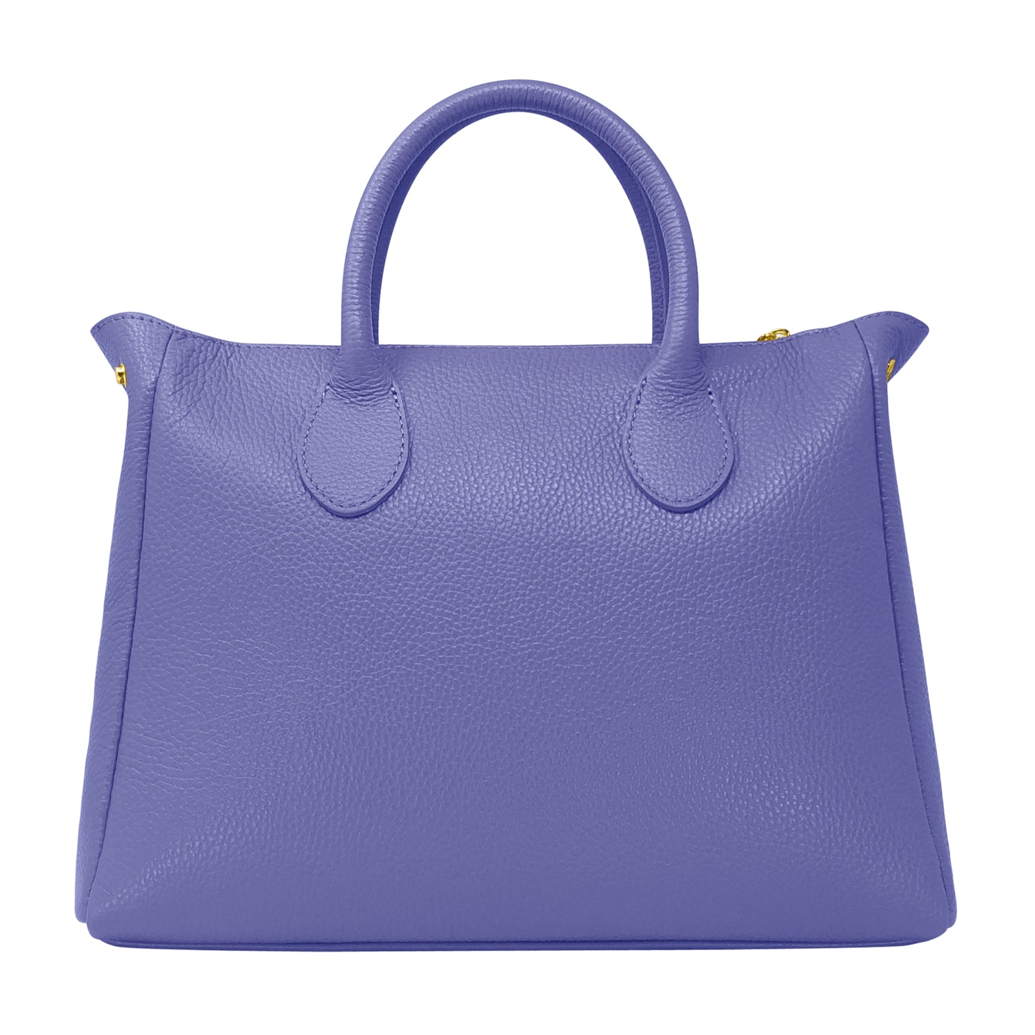 Borsa Donna a Mano con Tracolla, In Vera Pelle Morbida, Made in Italy, Modello Ada