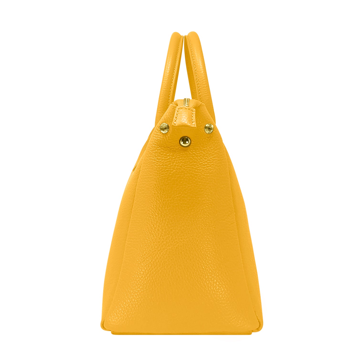 Borsa Donna a Mano con Tracolla, In Vera Pelle Morbida, Made in Italy, Modello Ada