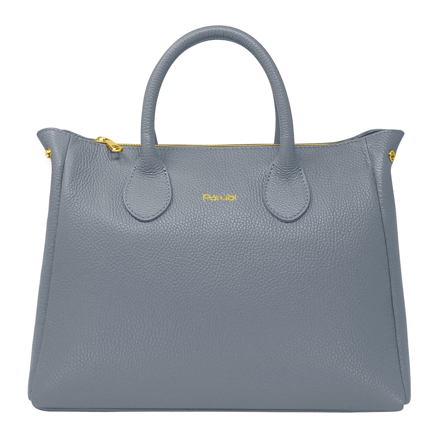 Borsa Donna a Mano con Tracolla, In Vera Pelle Morbida, Made in Italy, Modello Ada Avio