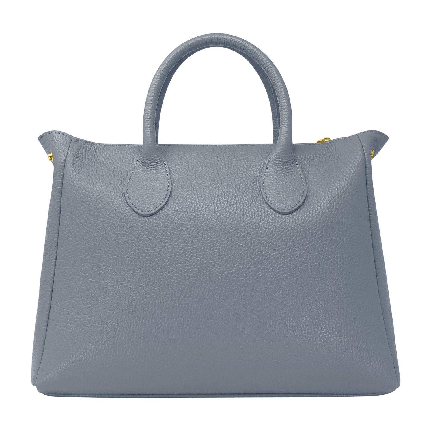 Borsa Donna a Mano con Tracolla, In Vera Pelle Morbida, Made in Italy, Modello Ada