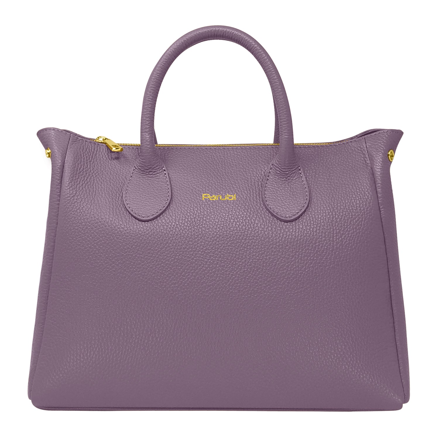 Borsa Donna a Mano con Tracolla, In Vera Pelle Morbida, Made in Italy, Modello Ada