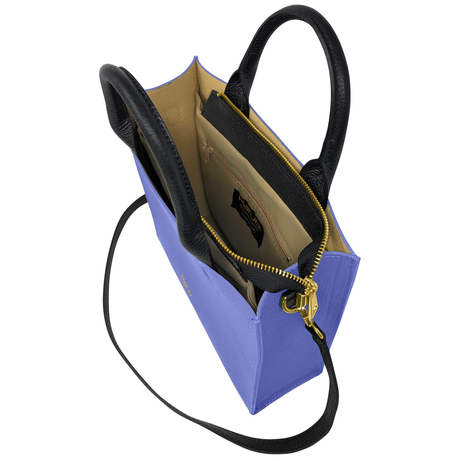 Borsa Donna a Mano con Tracolla, In Vera Pelle Morbida, Made in Italy, Modello Clizia