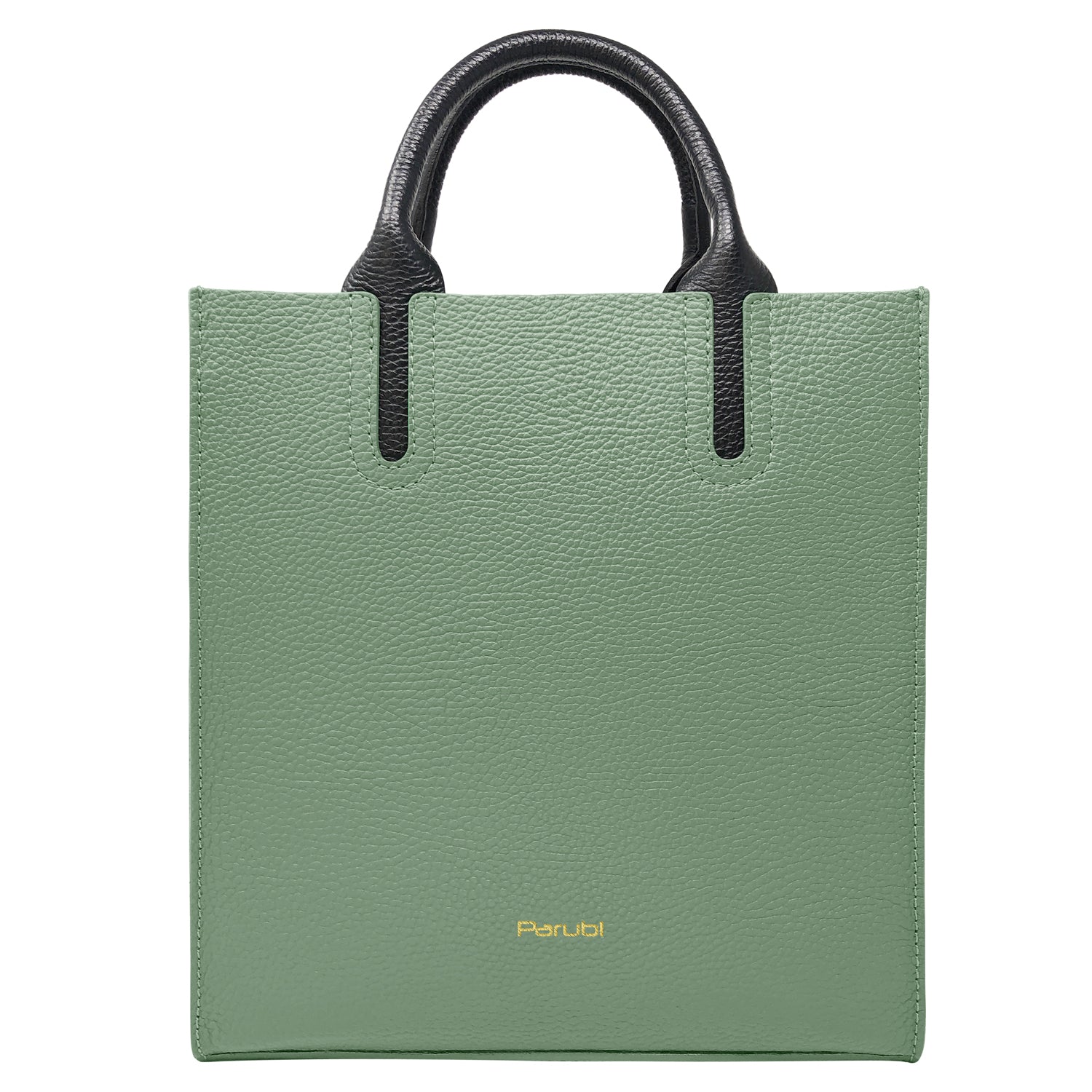 Borsa Donna a Mano con Tracolla, In Vera Pelle Morbida, Made in Italy, Modello Clizia Verde Salvia