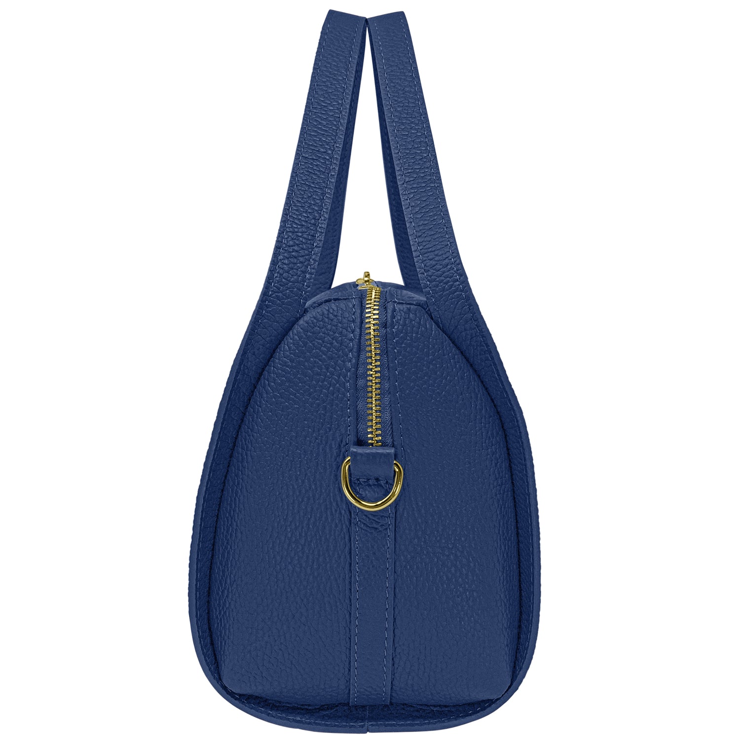 Borsa Donna a Mano con Tracolla, In Vera Pelle Morbida, Made in Italy, Modello Anette