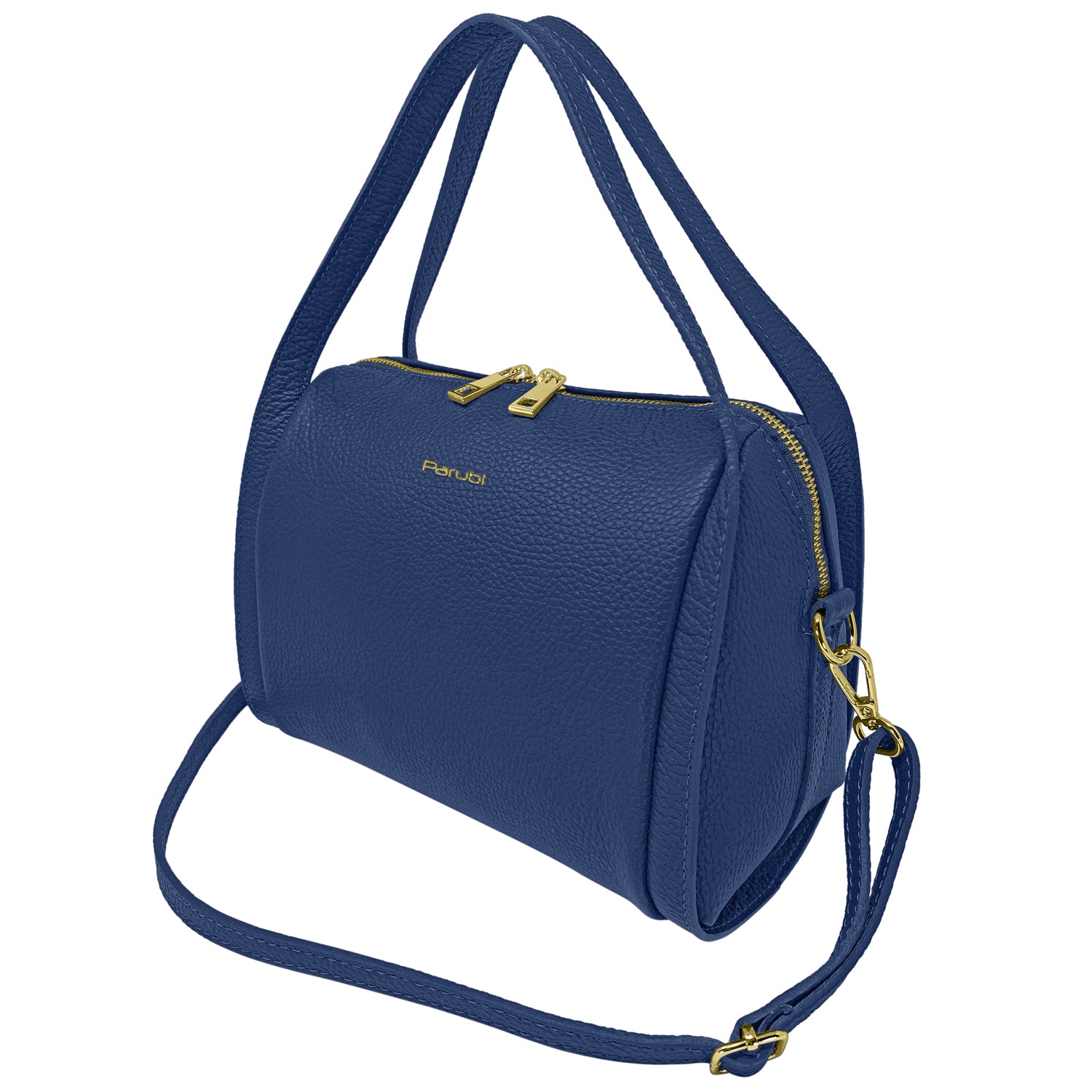 Borsa Donna a Mano con Tracolla, In Vera Pelle Morbida, Made in Italy, Modello Anette