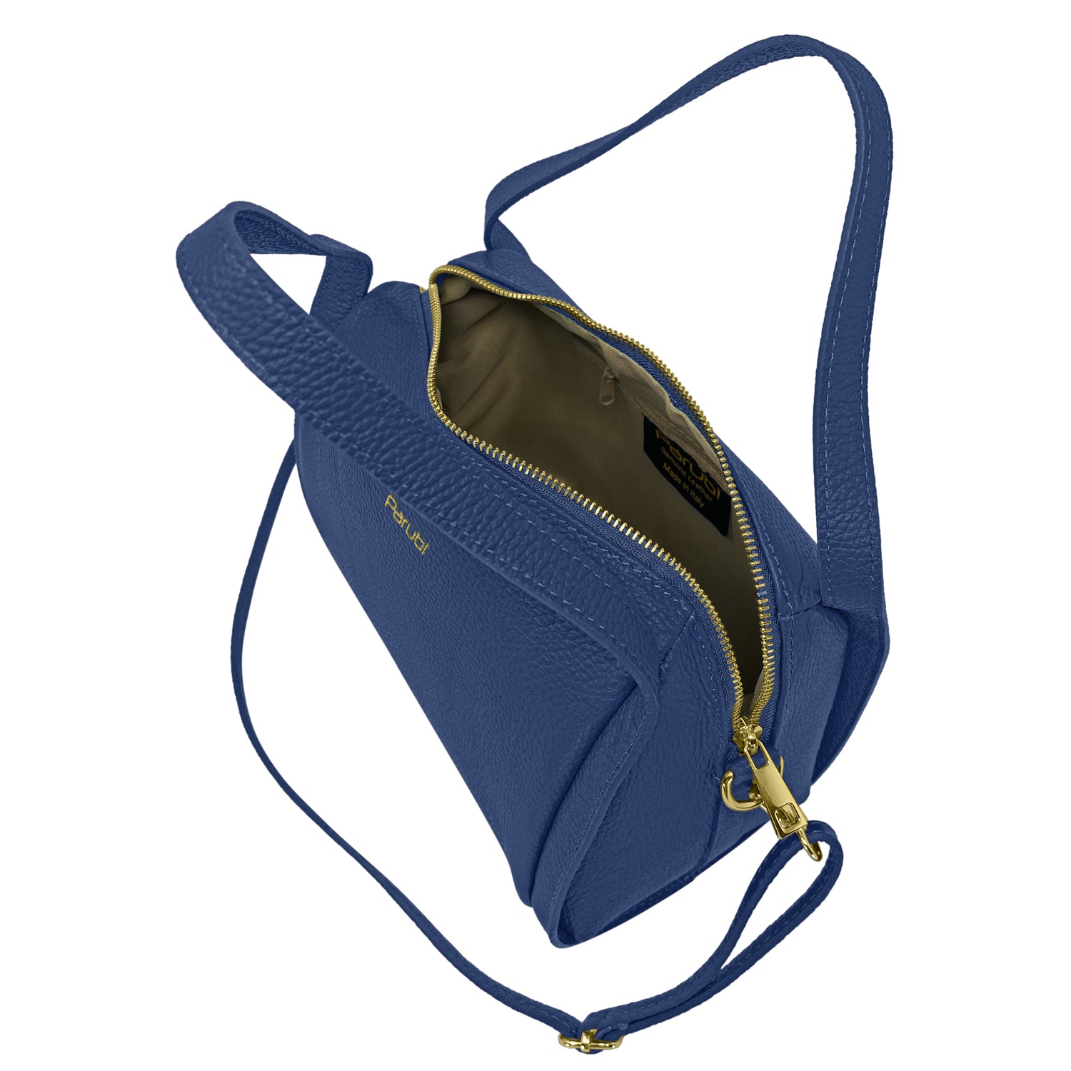 Borsa Donna a Mano con Tracolla, In Vera Pelle Morbida, Made in Italy, Modello Anette