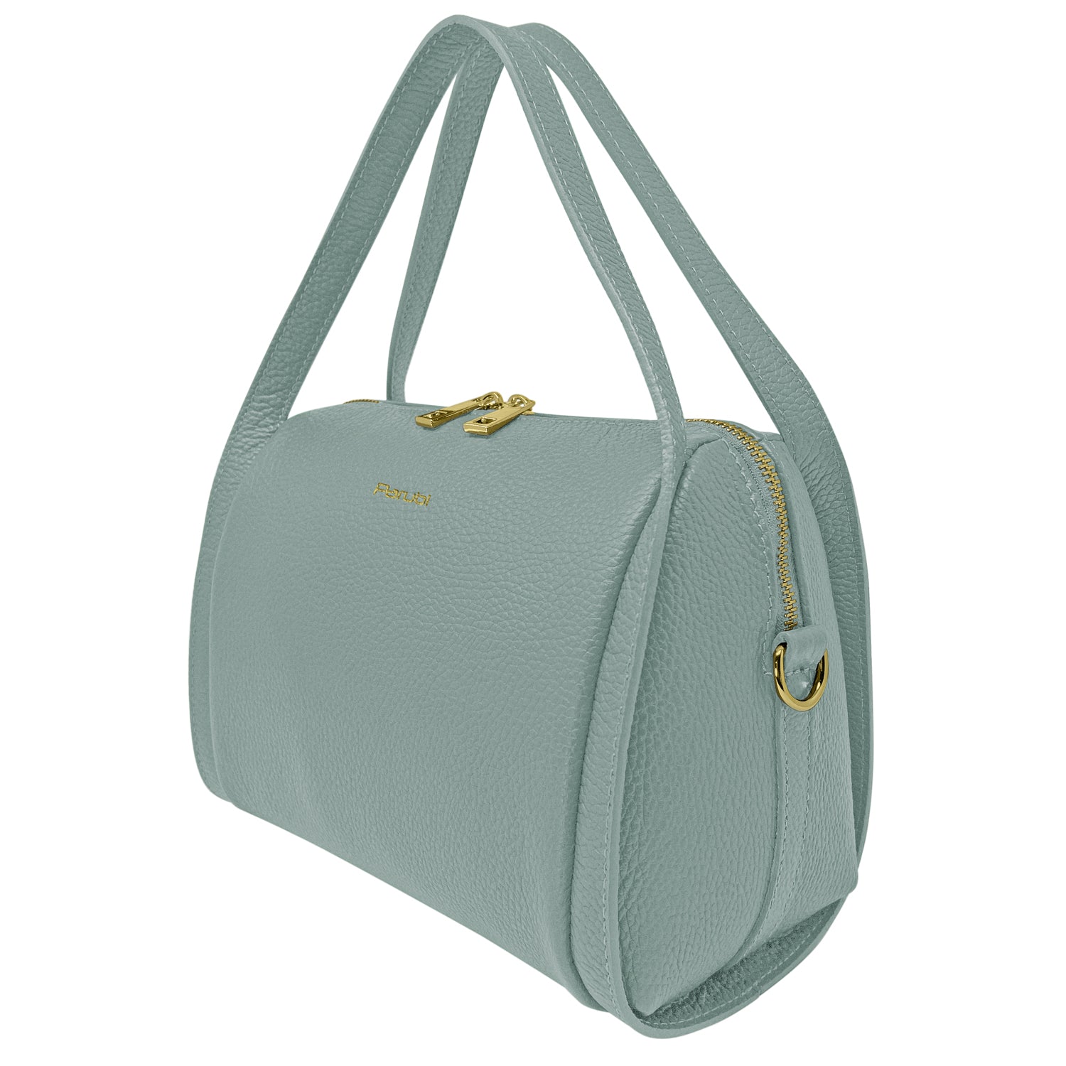 Borsa Donna a Mano con Tracolla, In Vera Pelle Morbida, Made in Italy, Modello Anette