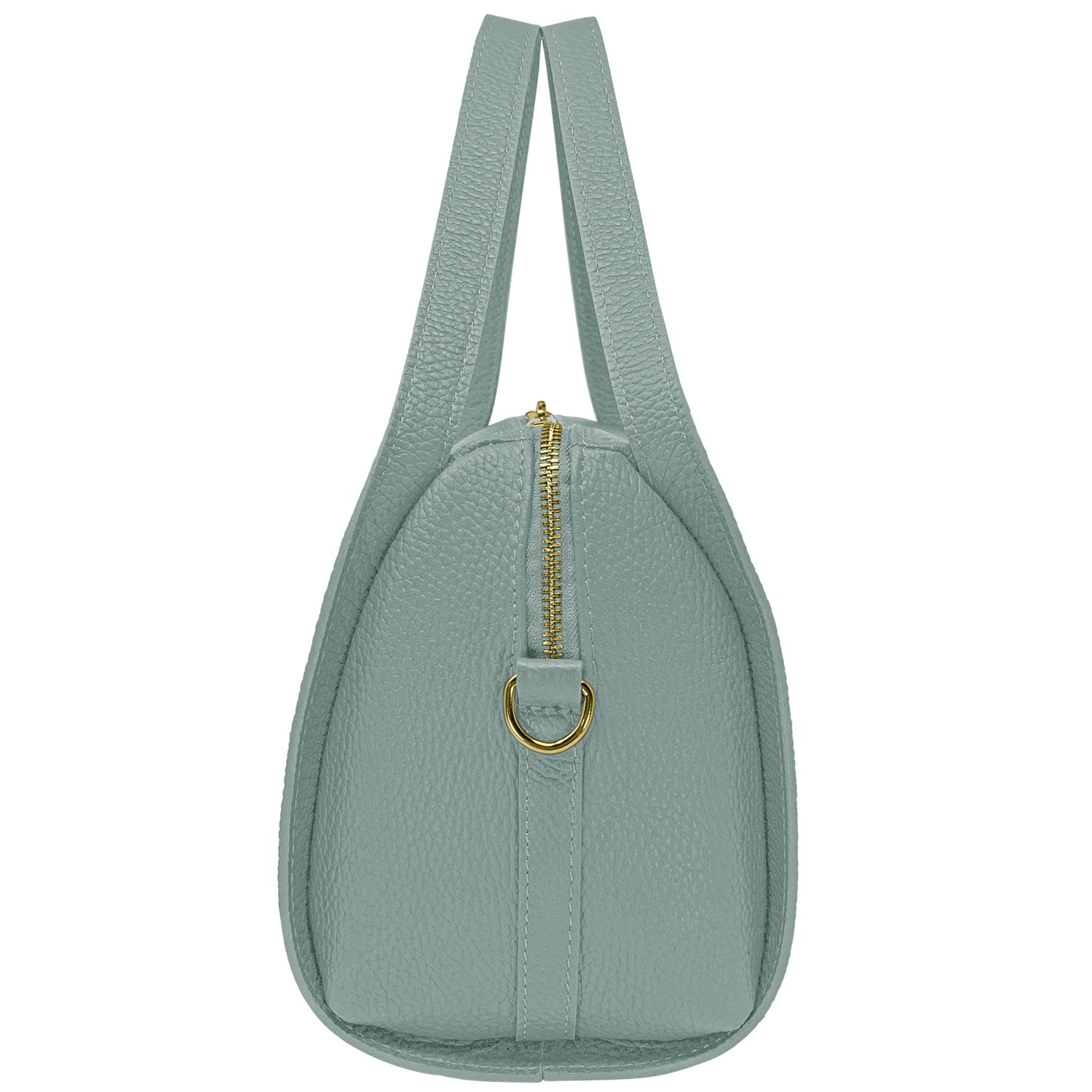 Borsa Donna a Mano con Tracolla, In Vera Pelle Morbida, Made in Italy, Modello Anette