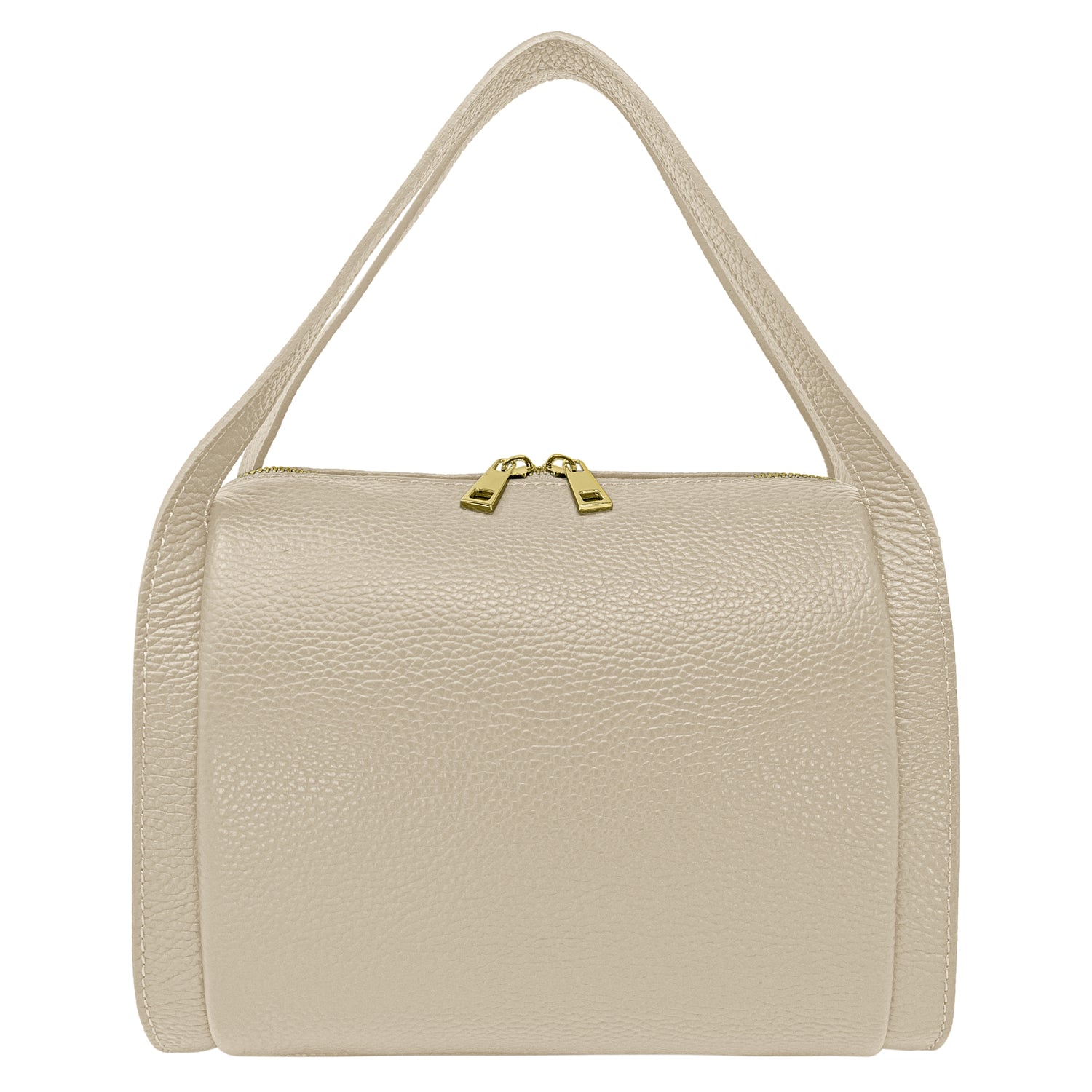 Borsa Donna a Mano con Tracolla, In Vera Pelle Morbida, Made in Italy, Modello Anette