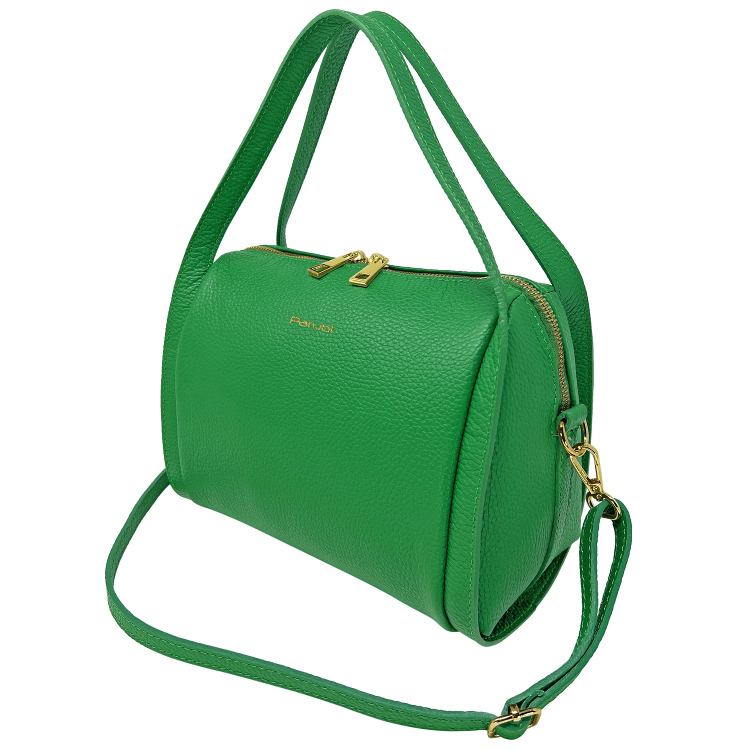 Borsa Donna a Mano con Tracolla, In Vera Pelle Morbida, Made in Italy, Modello Anette
