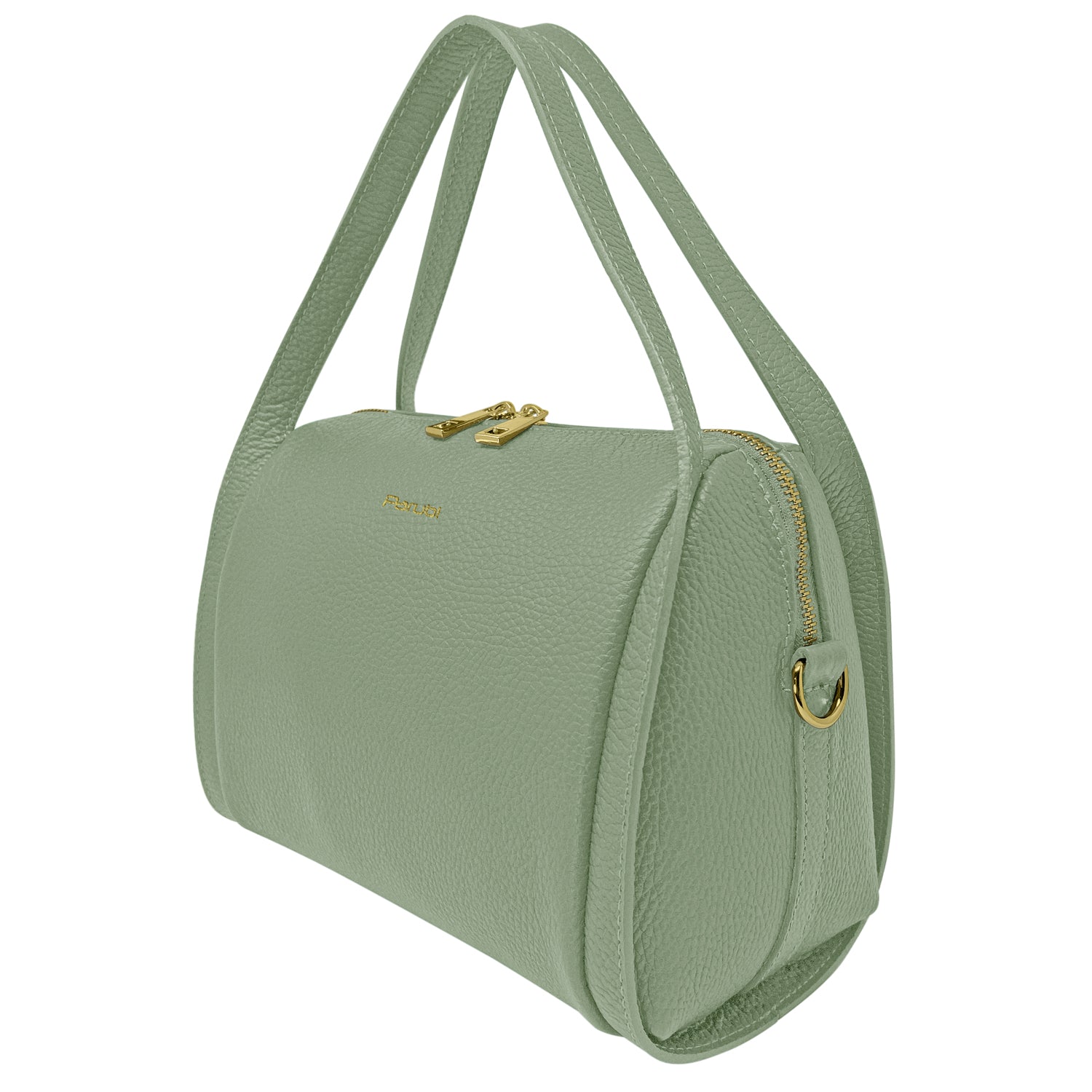 Borsa Donna a Mano con Tracolla, In Vera Pelle Morbida, Made in Italy, Modello Anette