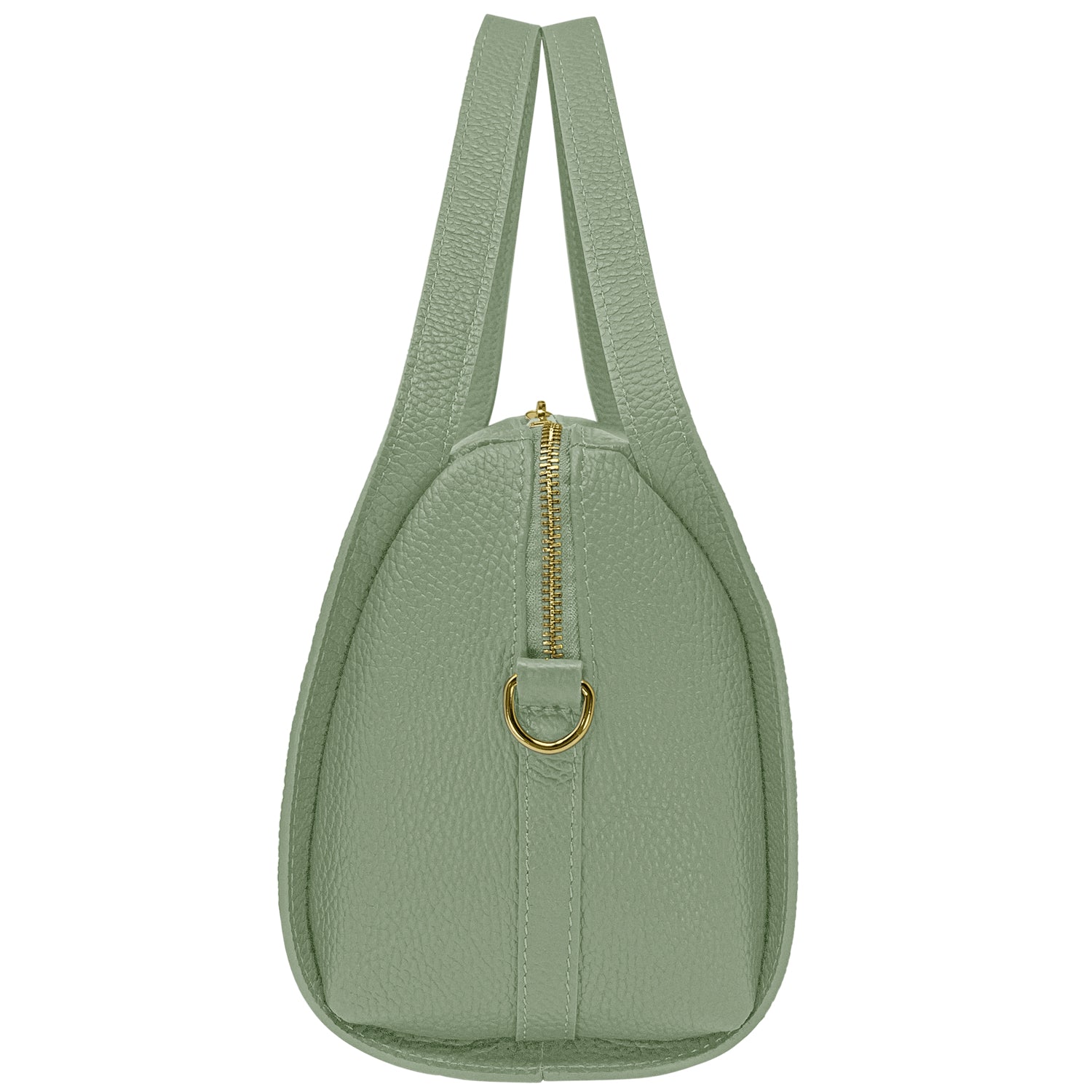 Borsa Donna a Mano con Tracolla, In Vera Pelle Morbida, Made in Italy, Modello Anette