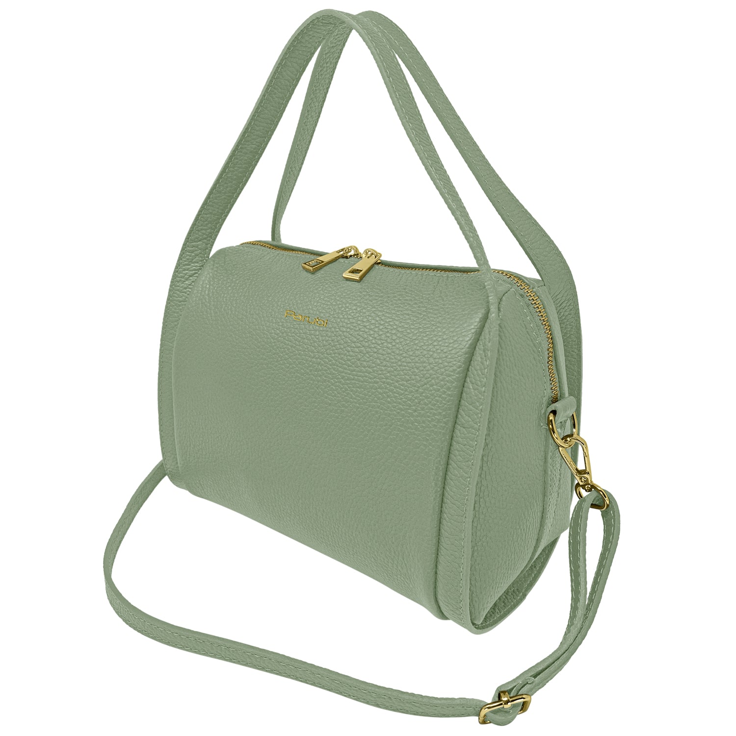 Borsa Donna a Mano con Tracolla, In Vera Pelle Morbida, Made in Italy, Modello Anette