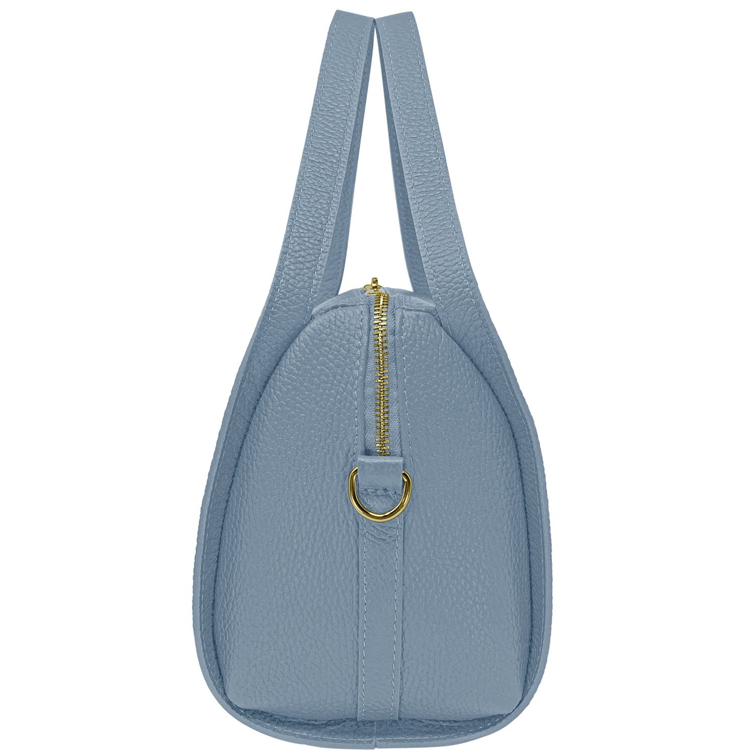 Borsa Donna a Mano con Tracolla, In Vera Pelle Morbida, Made in Italy, Modello Anette