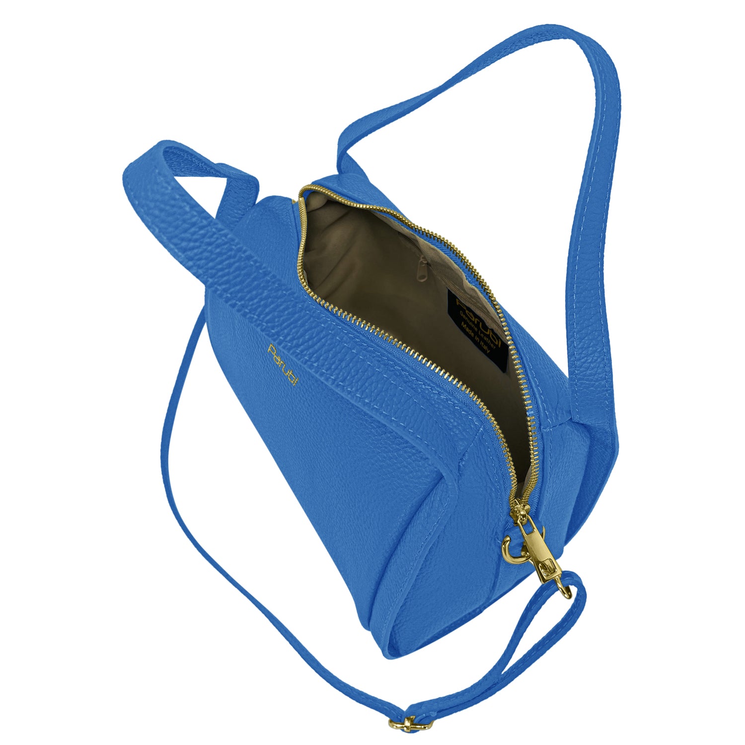 Borsa Donna a Mano con Tracolla, In Vera Pelle Morbida, Made in Italy, Modello Anette