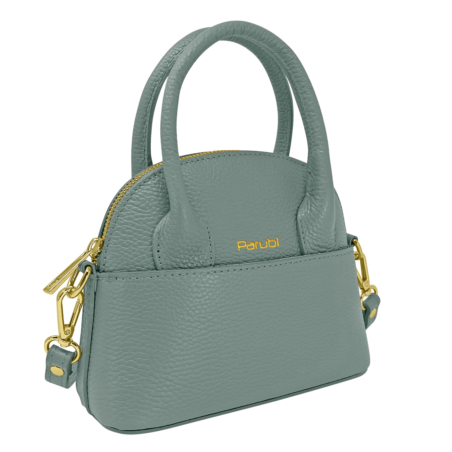 Borsa Donna Piccola a Mano con Tracolla, In Vera Pelle, Made in Italy, Modello Deva