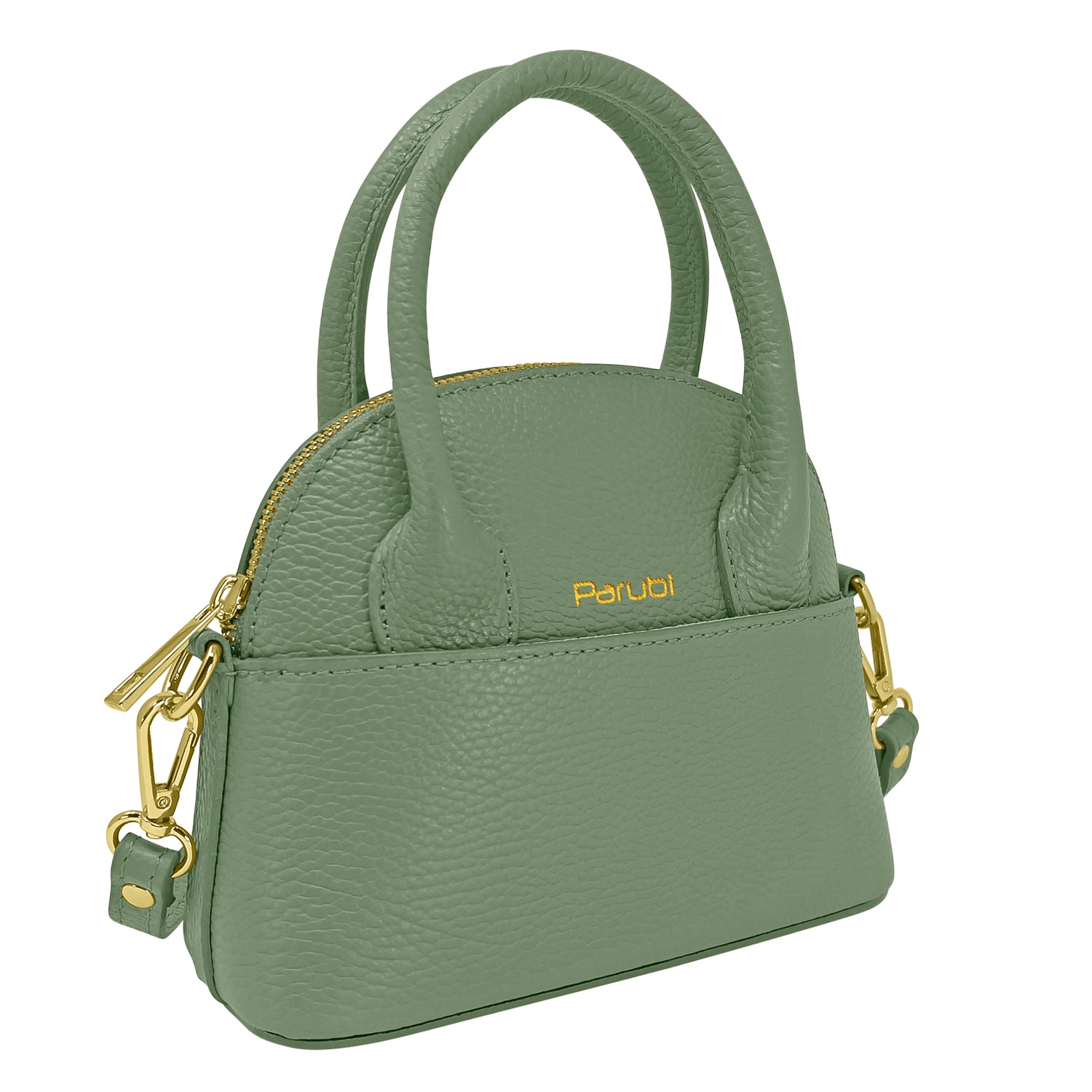 Borsa Donna Piccola a Mano con Tracolla, In Vera Pelle, Made in Italy, Modello Deva