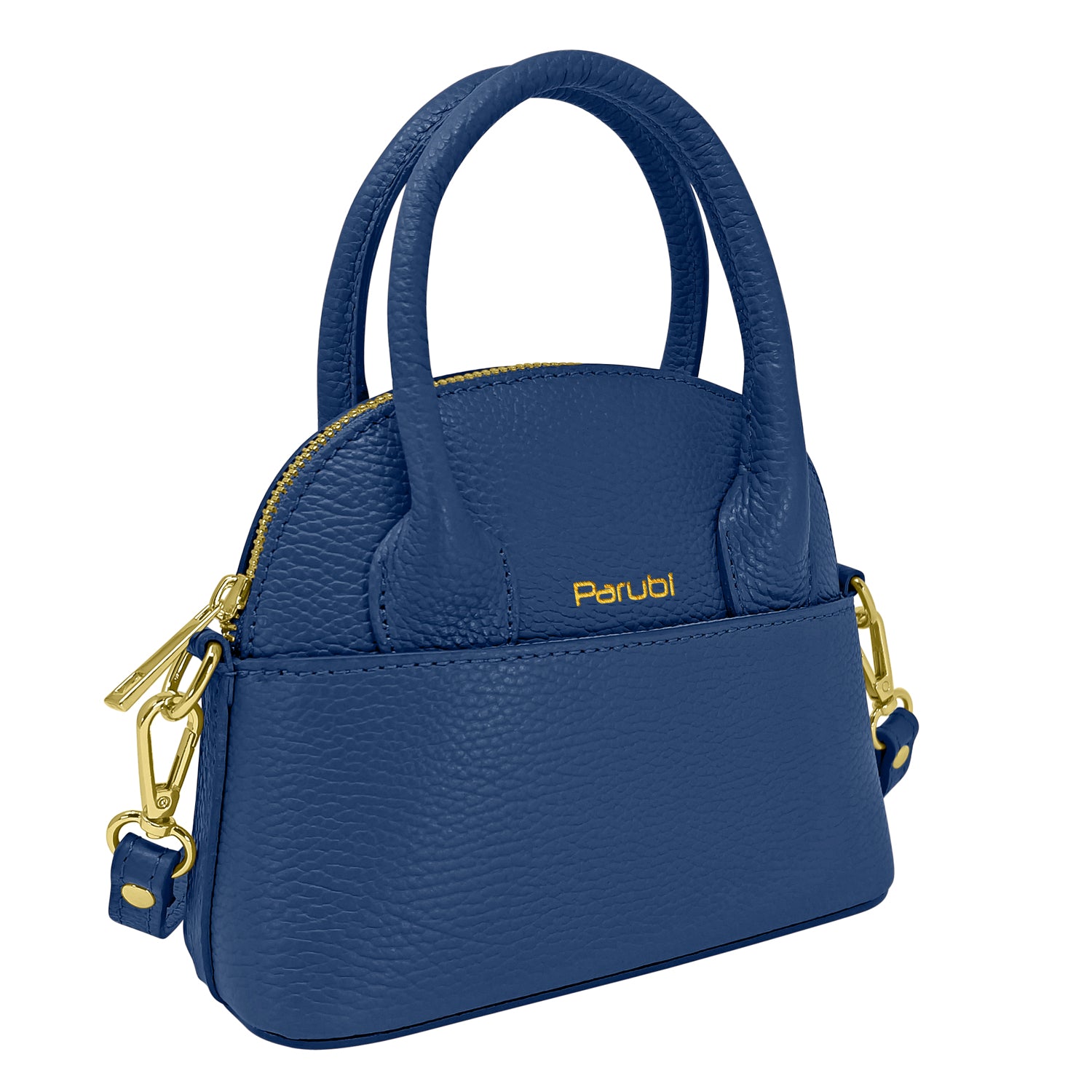 Borsa Donna Piccola a Mano con Tracolla, In Vera Pelle, Made in Italy, Modello Deva