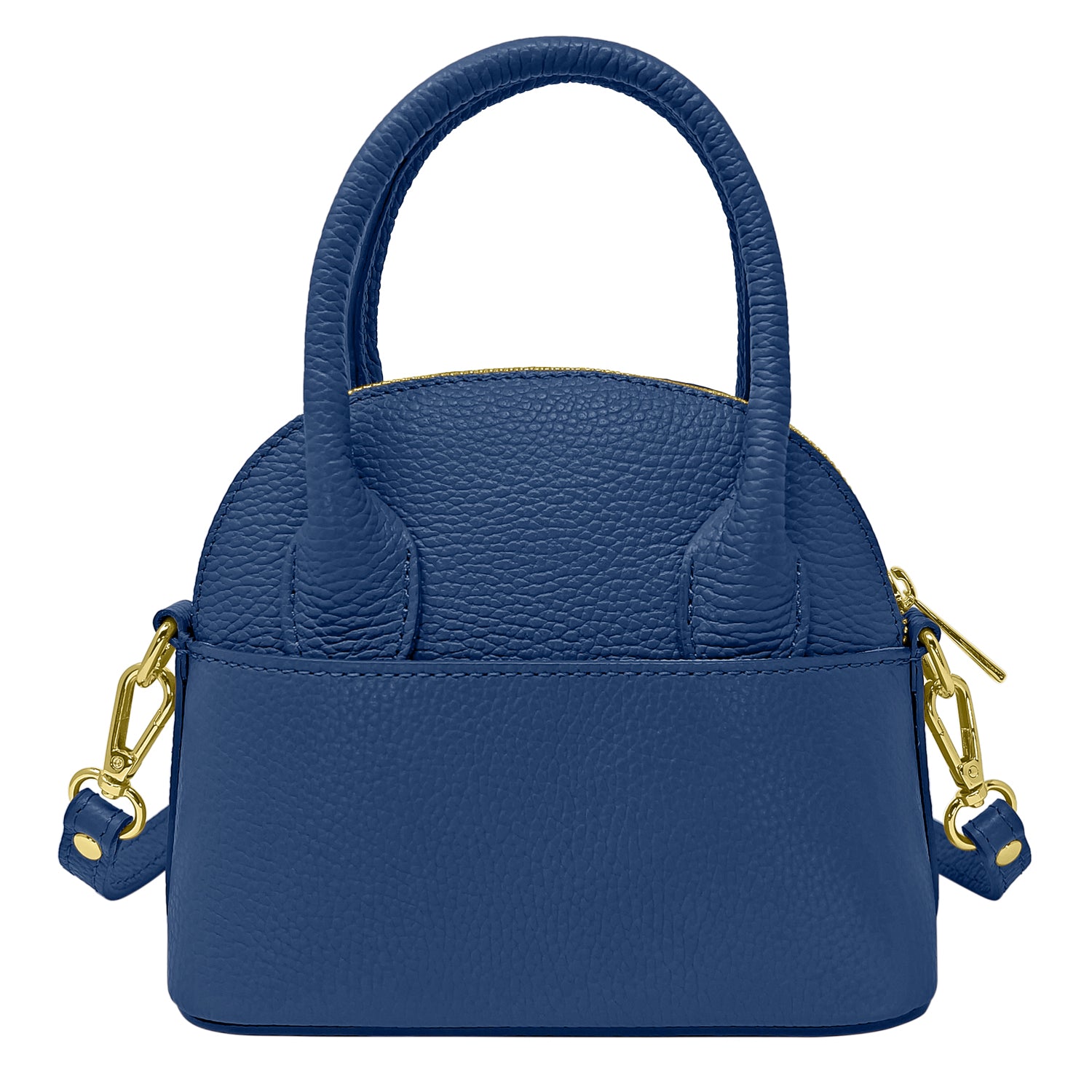 Borsa Donna Piccola a Mano con Tracolla, In Vera Pelle, Made in Italy, Modello Deva