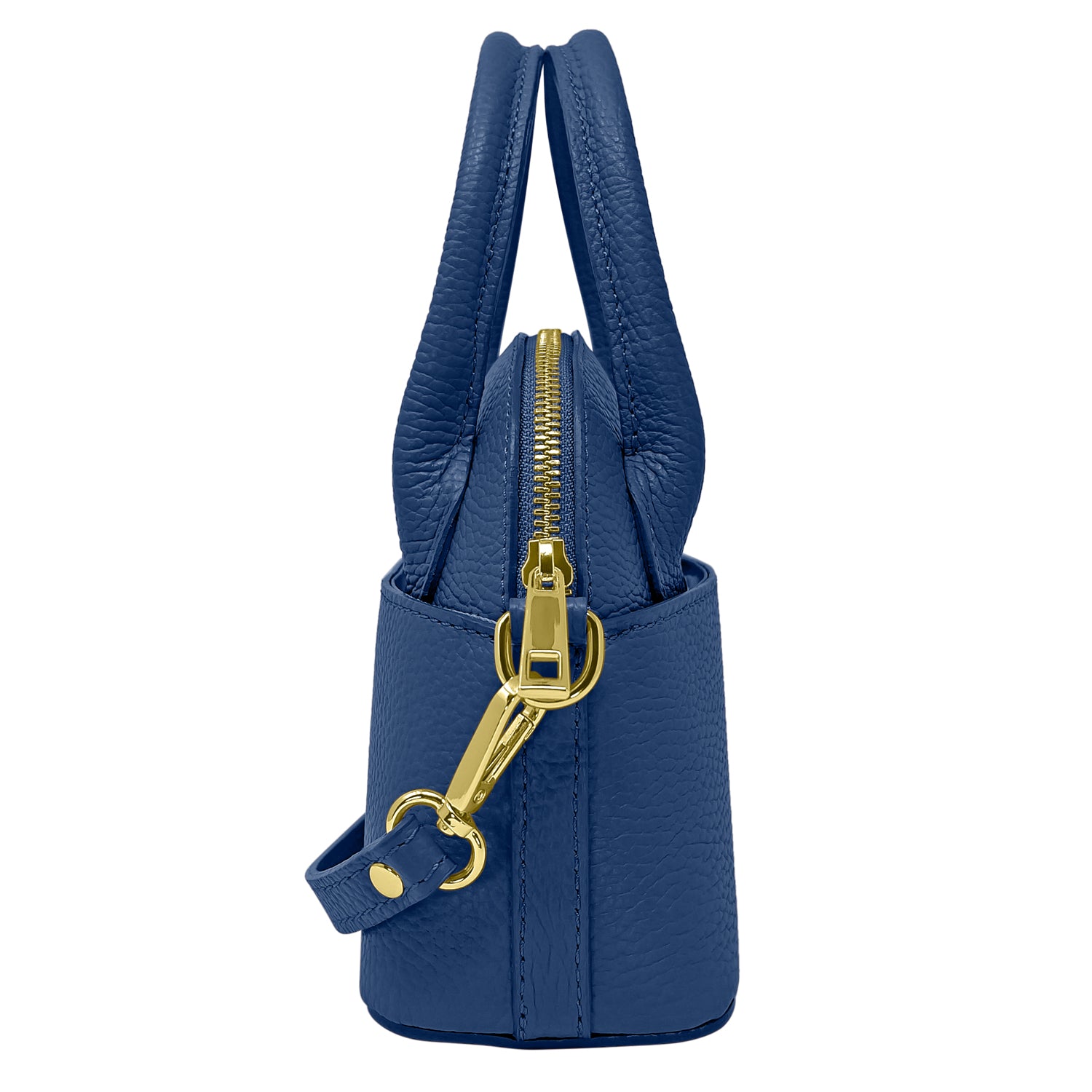 Borsa Donna Piccola a Mano con Tracolla, In Vera Pelle, Made in Italy, Modello Deva