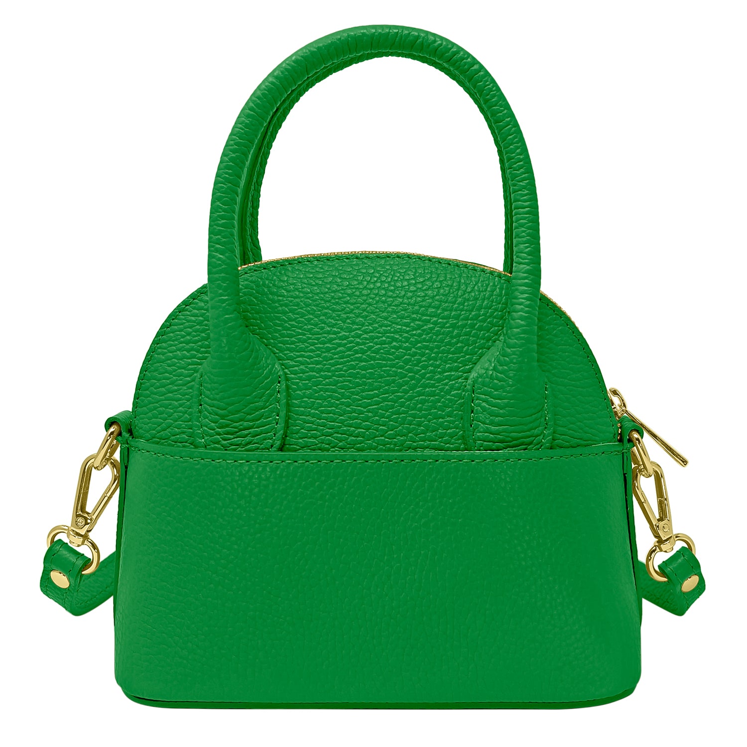 Borsa Donna Piccola a Mano con Tracolla, In Vera Pelle, Made in Italy, Modello Deva