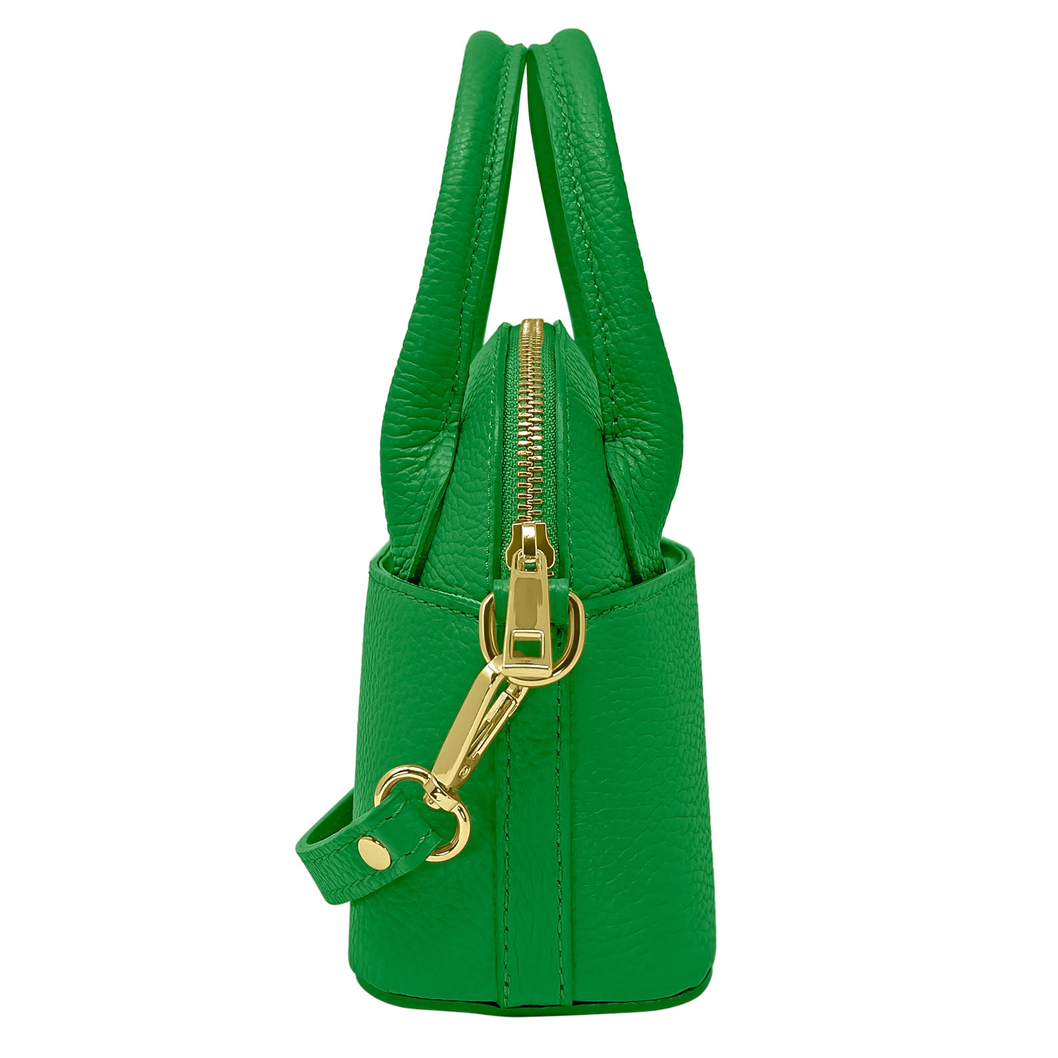 Borsa Donna Piccola a Mano con Tracolla, In Vera Pelle, Made in Italy, Modello Deva