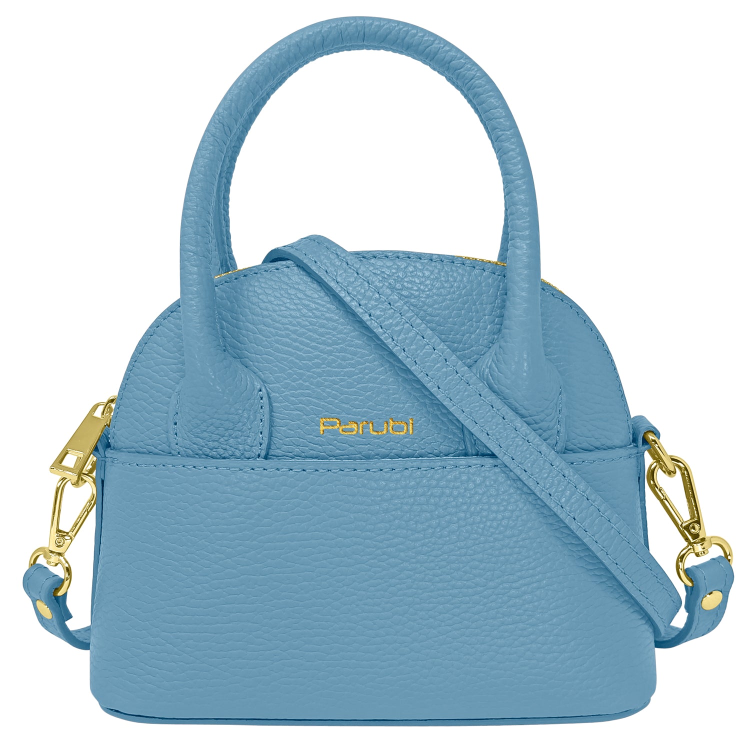 Borsa Donna Piccola a Mano con Tracolla, In Vera Pelle, Made in Italy, Modello Deva Carta Da Zucchero