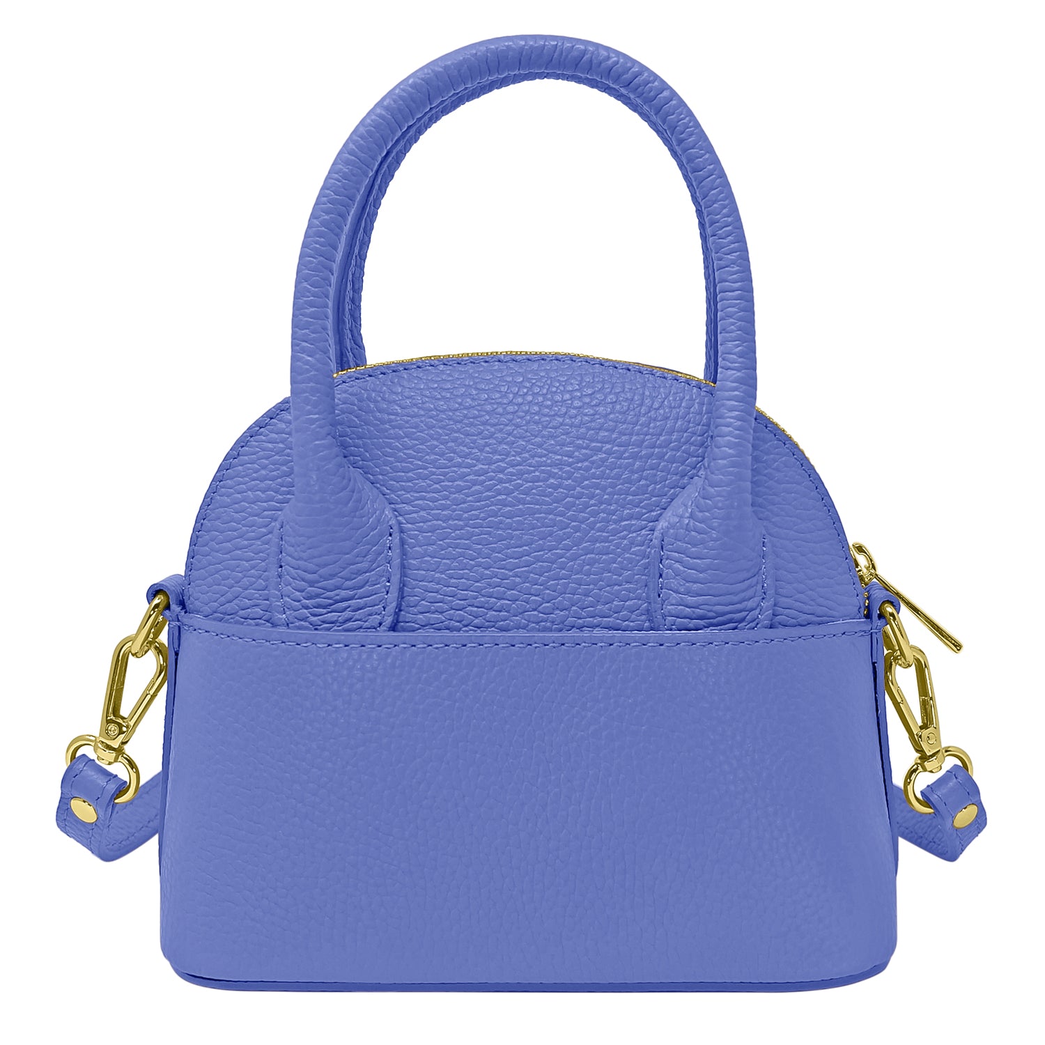 Borsa Donna Piccola a Mano con Tracolla, In Vera Pelle, Made in Italy, Modello Deva