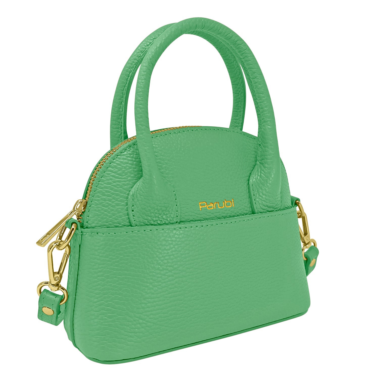 Borsa Donna Piccola a Mano con Tracolla, In Vera Pelle, Made in Italy, Modello Deva