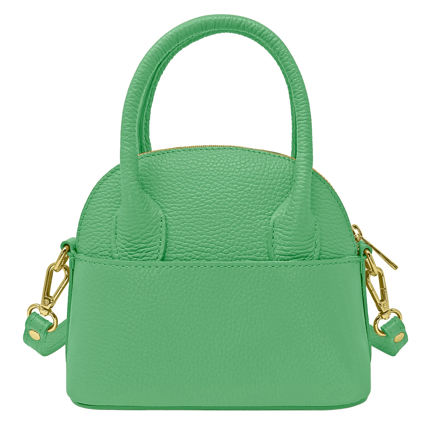 Borsa Donna Piccola a Mano con Tracolla, In Vera Pelle, Made in Italy, Modello Deva