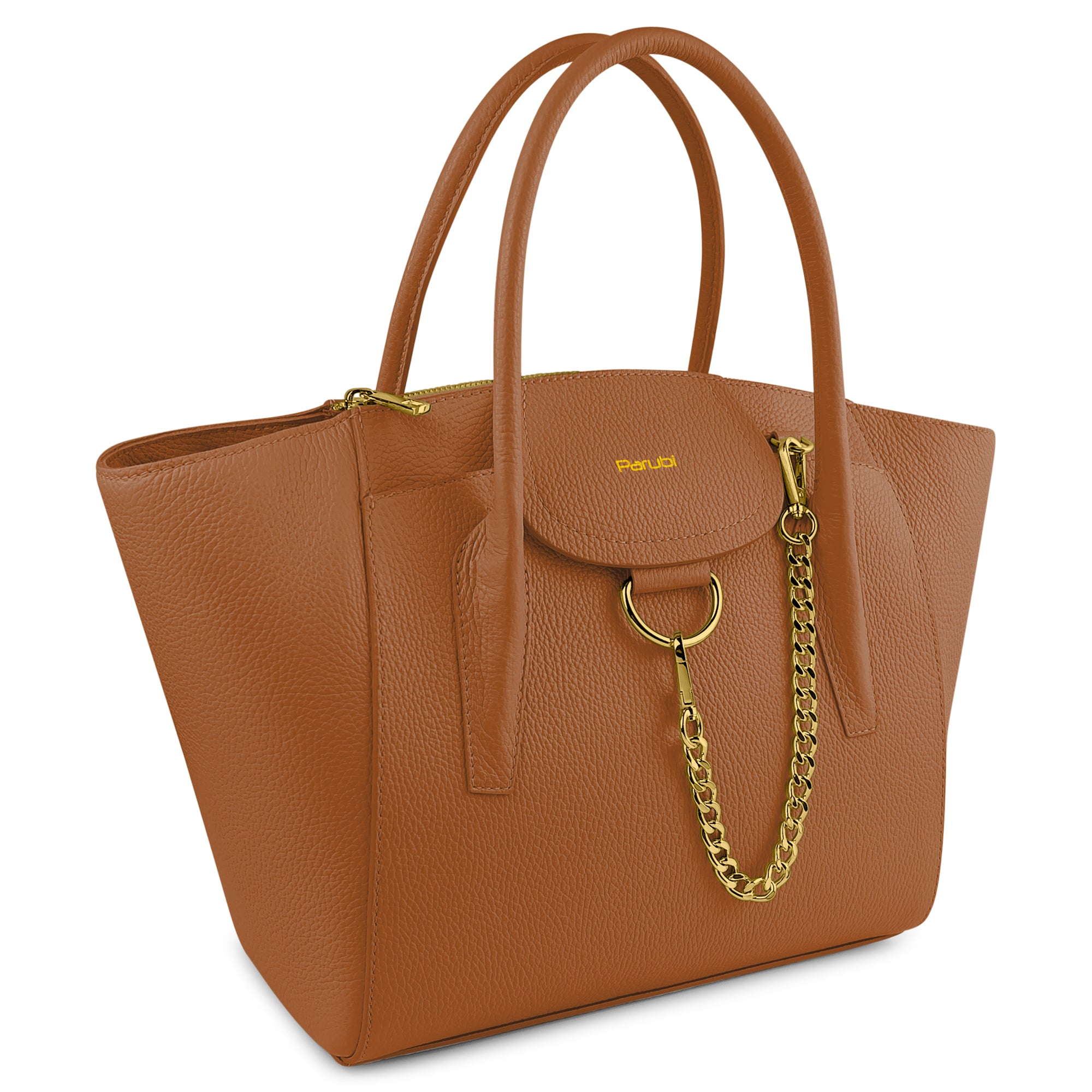 Borsa Donna a Mano con Tracolla, In Vera Pelle Morbida, Made in Italy, Modello Grace Parubi Borse - vista 44
