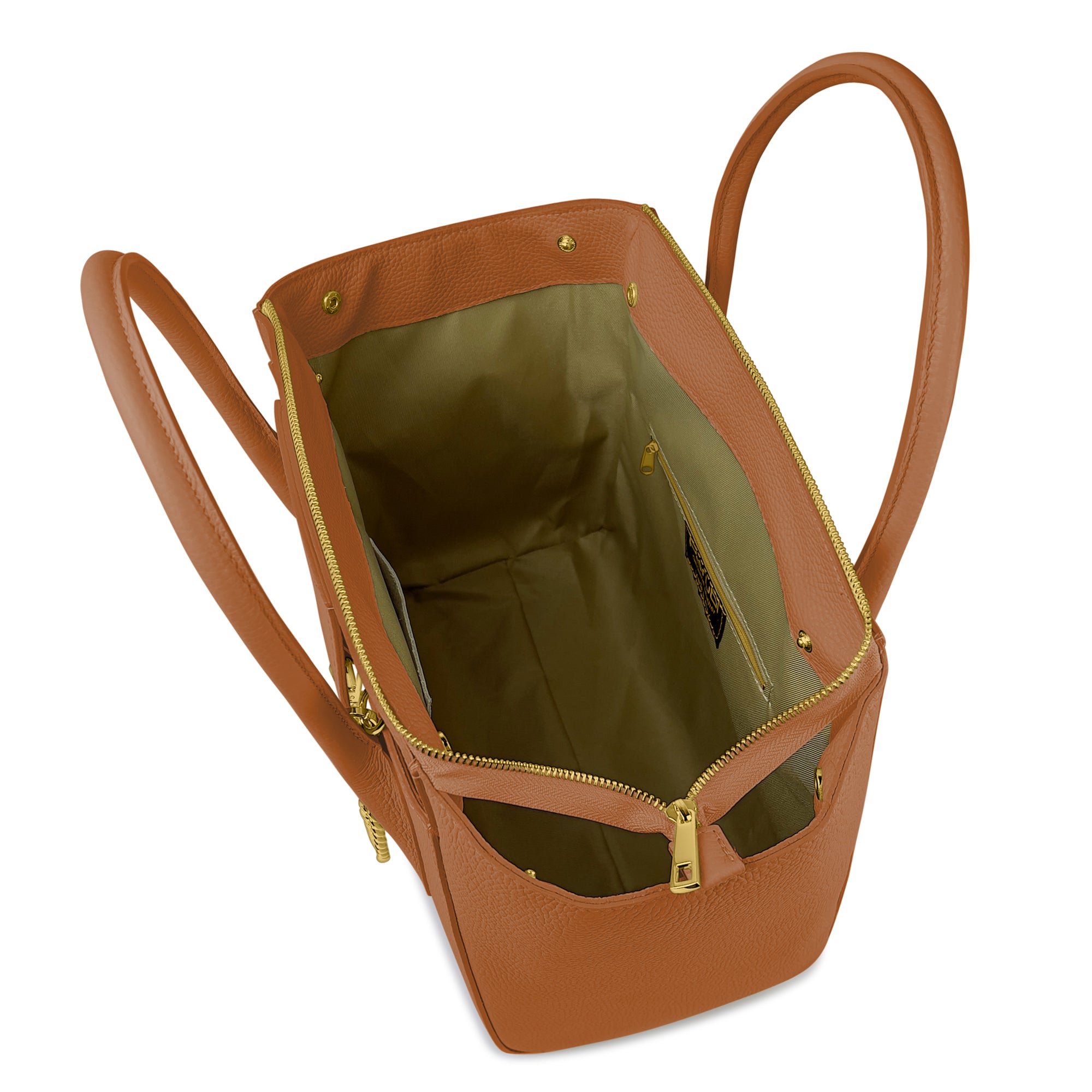 Borsa Donna a Mano con Tracolla, In Vera Pelle Morbida, Made in Italy, Modello Grace Parubi Borse - vista 49