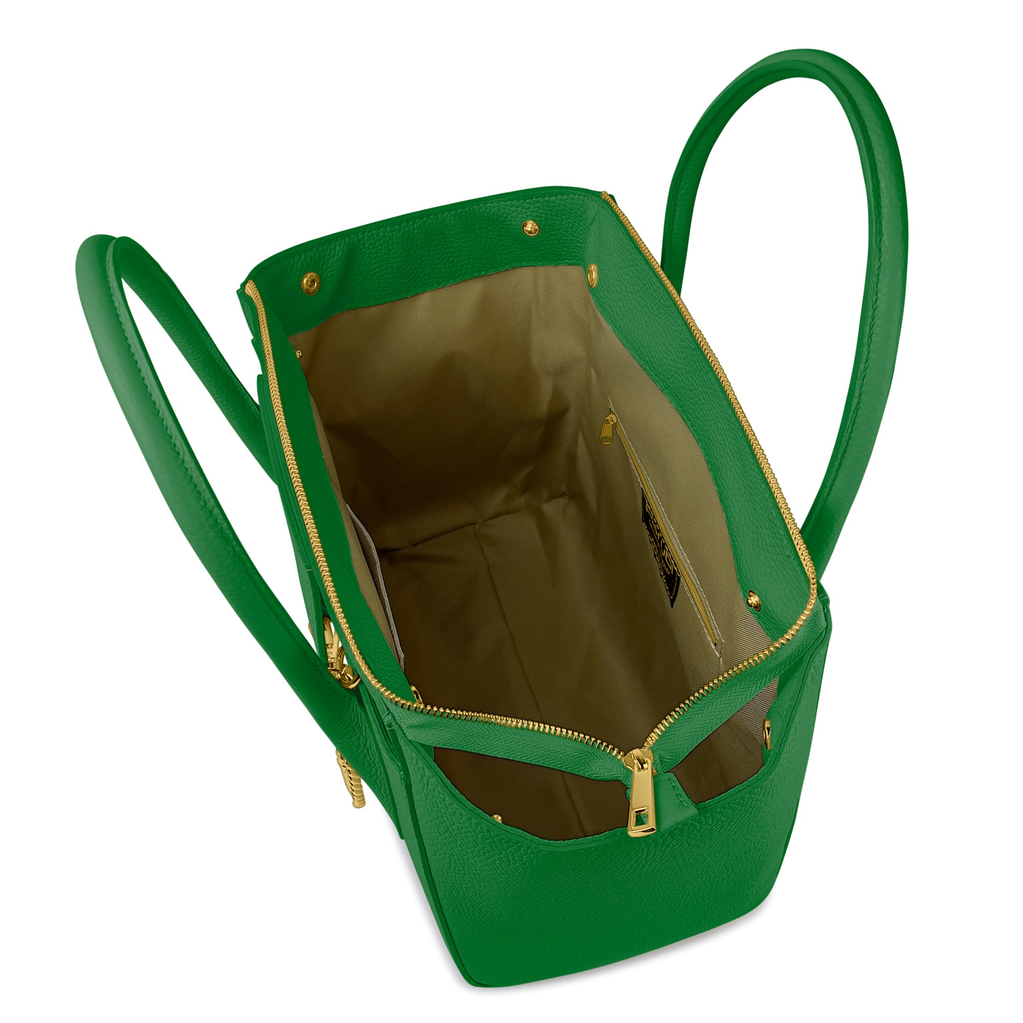 Borsa Donna a Mano con Tracolla, In Vera Pelle Morbida, Made in Italy, Modello Grace Parubi Borse - vista 35