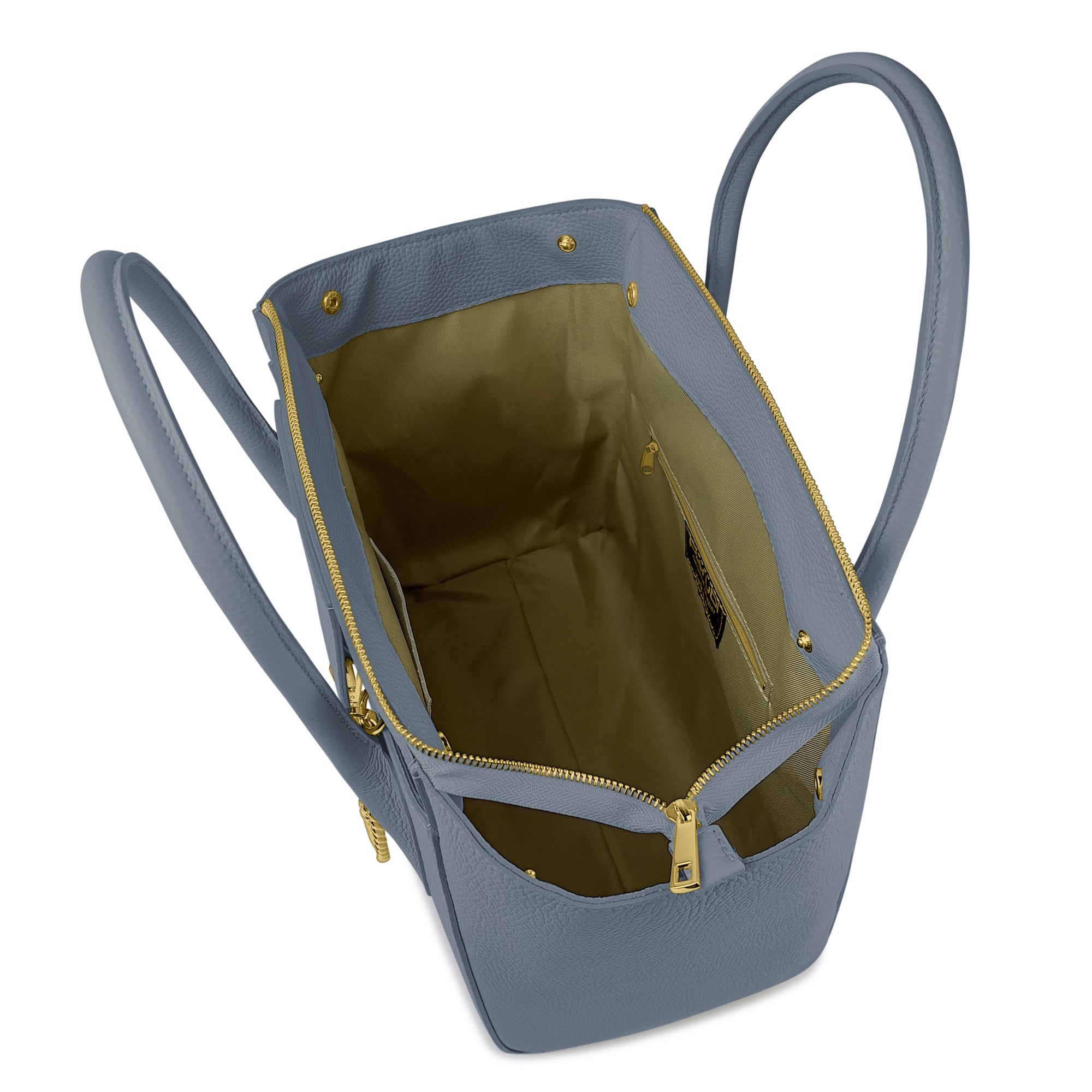 Borsa Donna a Mano con Tracolla, In Vera Pelle Morbida, Made in Italy, Modello Grace Parubi Borse - vista 21